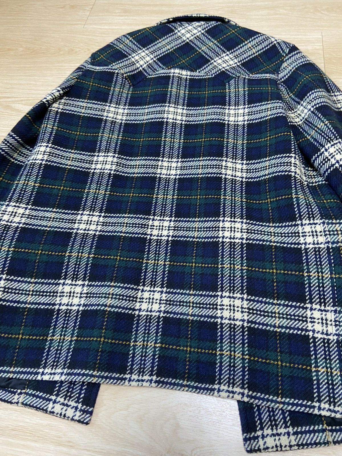 Saint Laurent Paris 44 Saint Laurent blue flannel western york wool coat jacket Size US S / EU 44-46 / 1 - 7 Thumbnail