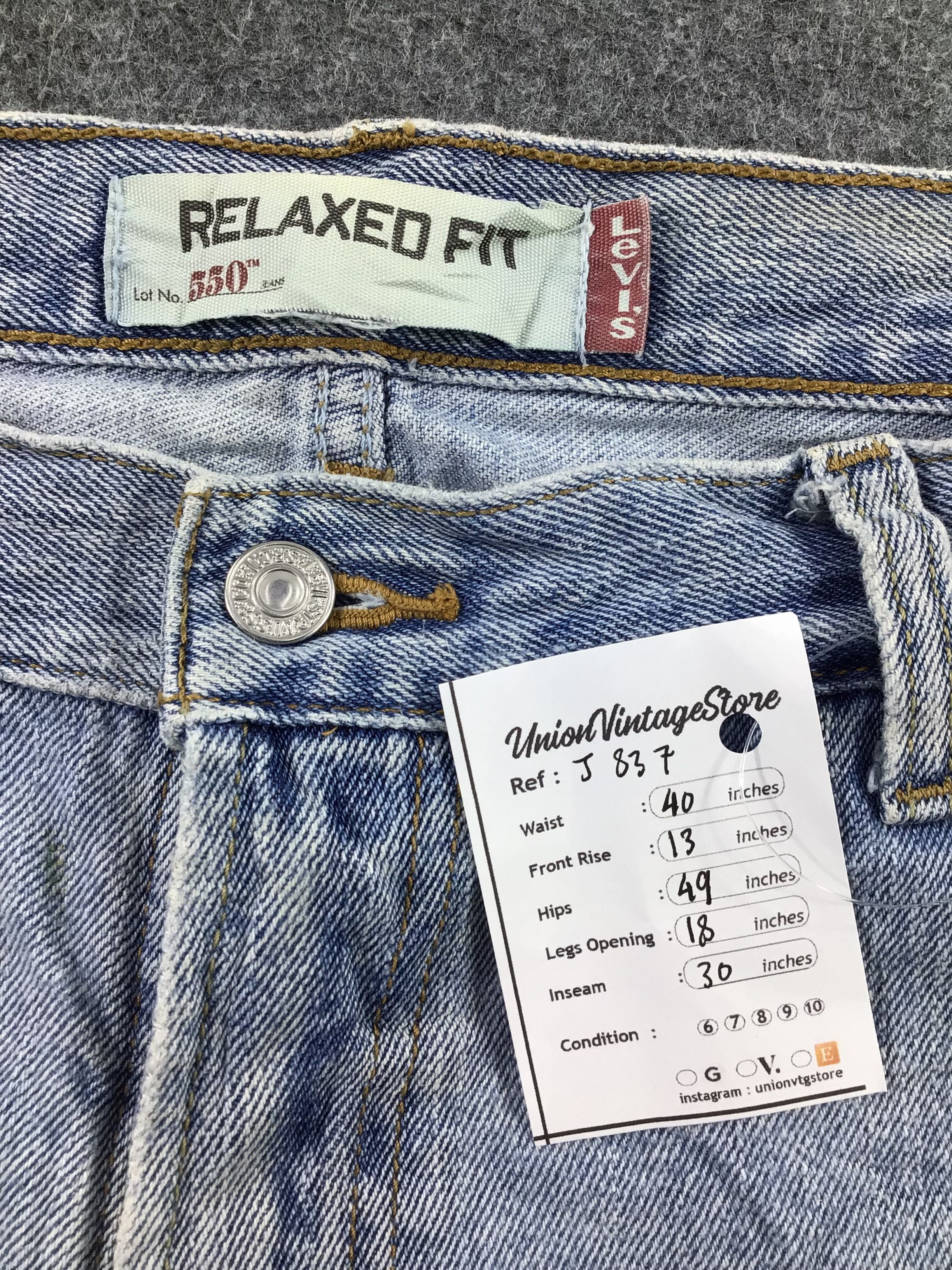 Levi's Vintage Levis 550 Jeans -J837 Size US 40 / EU 56 - 11 Thumbnail