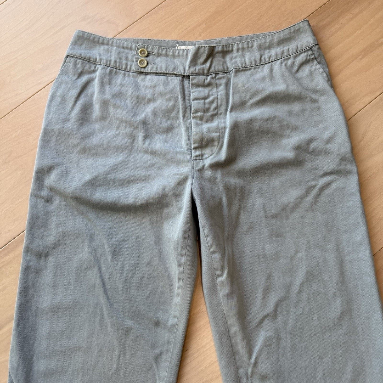 Marni Marni Pants Women's 30 Blue Cropped Chino Casual Minimalist Size 30" / US 8 / IT 44 - 3 Thumbnail