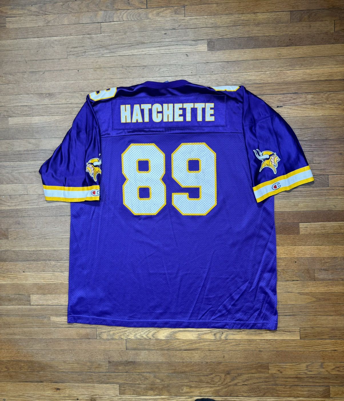 Champion × Vintage Vintage Matthew Hatchette Minnesota Vikings Champion Jersey Size US XXL / EU 58 / 5 - 2 Thumbnail