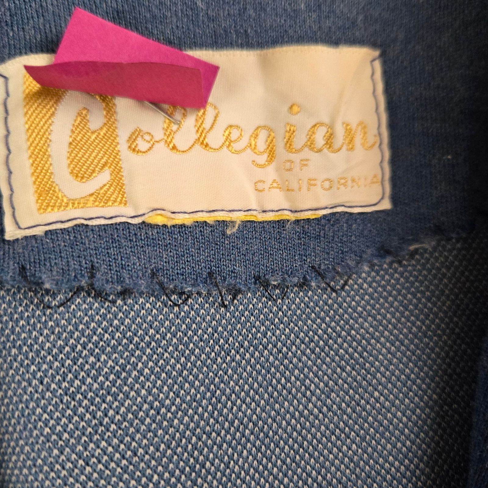 Vintage Vintage Steel Blue Wool Blend 60s Blazer Size 10 Size L / US 10 / IT 46 - 4 Thumbnail