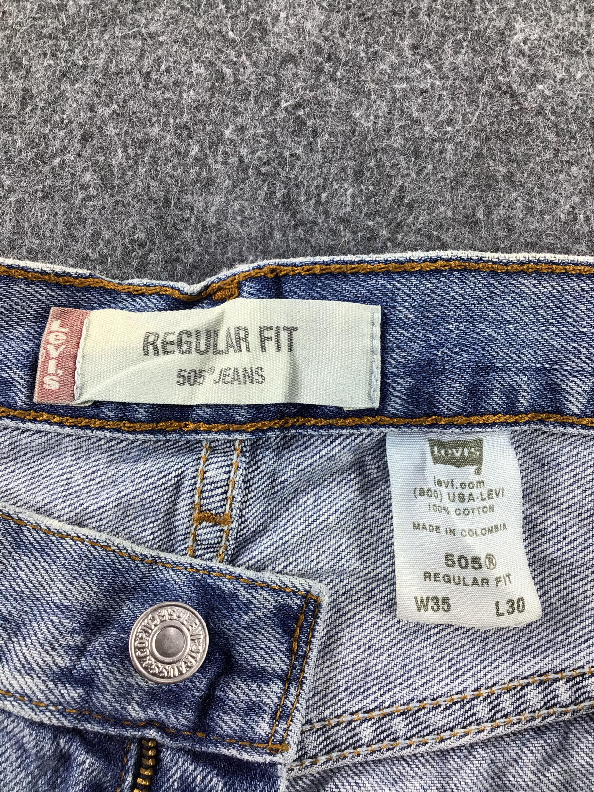 Levi's × Vintage Vintage Levis 505 Jeans-JM215 Size US 34 / EU 50 - 9 Thumbnail