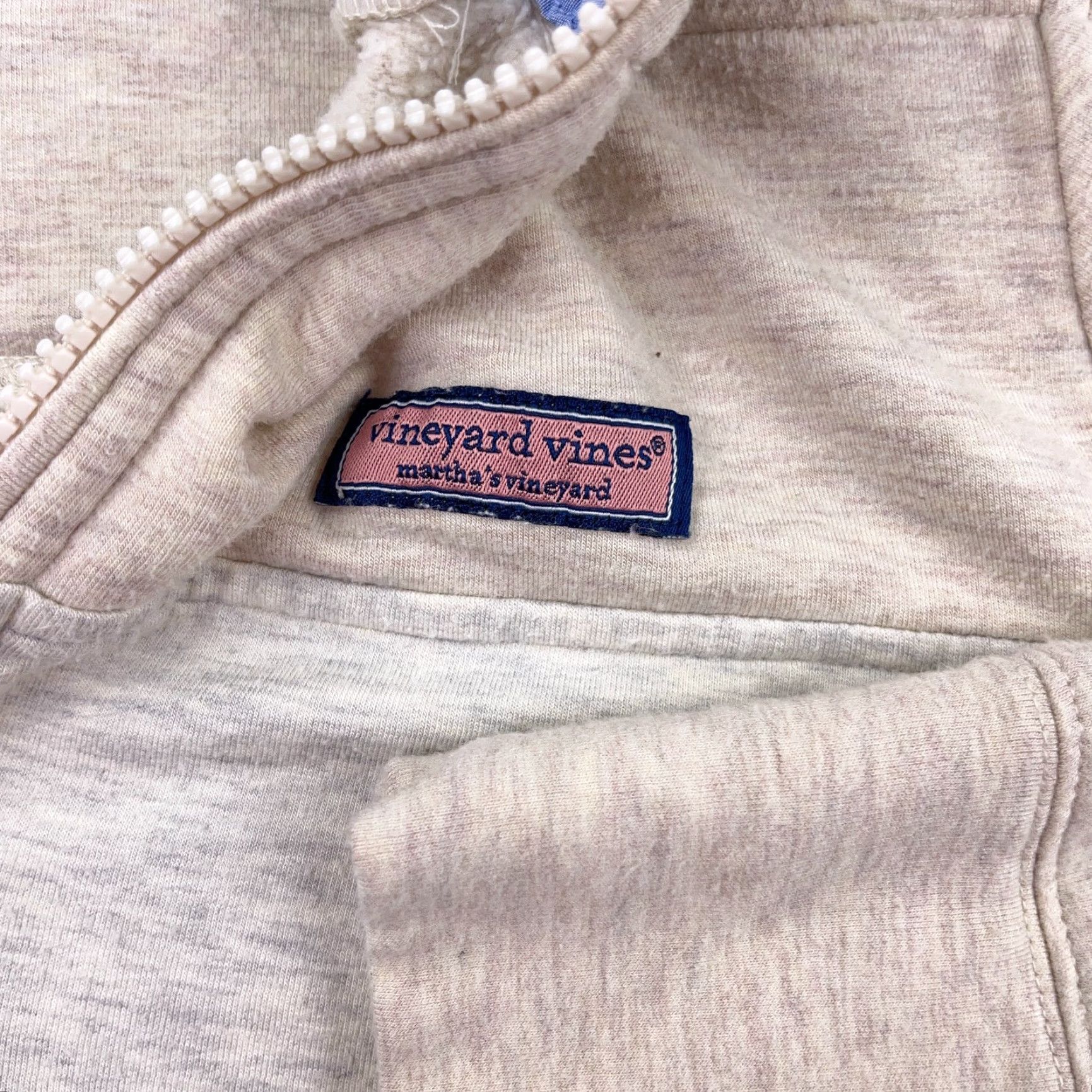 Vineyard Vines Vineyard Vines Sweater Men Large Tan Gray Pullover Quarter Zip Shep Shirt Size US L / EU 52-54 / 3 - 7 Thumbnail