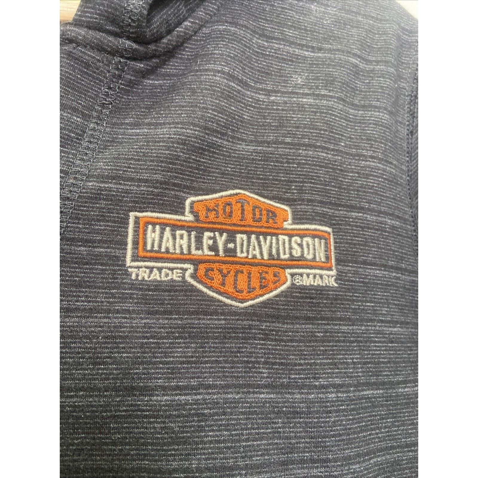 Harley Davidson Harley Davidson Women’s Striped Logo Sweatshirt Size Large Size L / US 10 / IT 46 - 2 Thumbnail