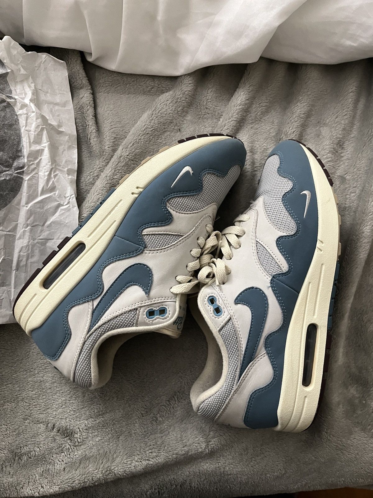Nike × Patta Nike Air Max 1 Patta Waves Noise Aqua Size US 10.5 / EU 43-44 - 8 Thumbnail