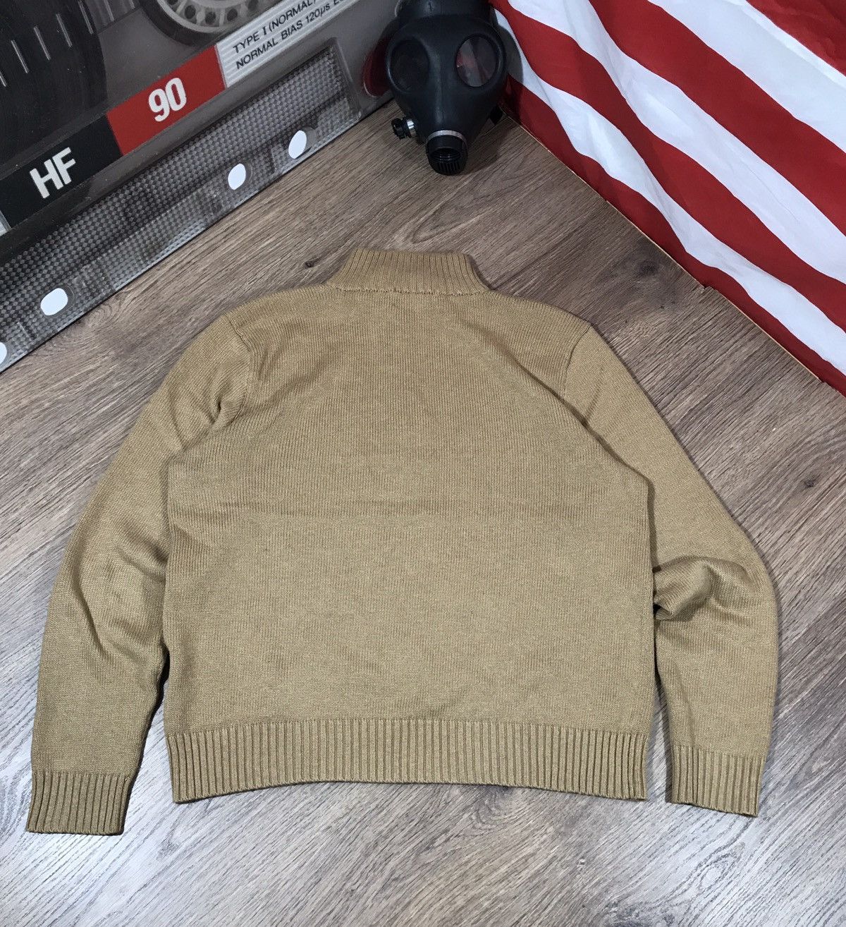 Polo Ralph Lauren × Vintage Vintage Polo Ralph Lauren 1/4 Zip Knit Sweater Size US L / EU 52-54 / 3 - 6 Thumbnail