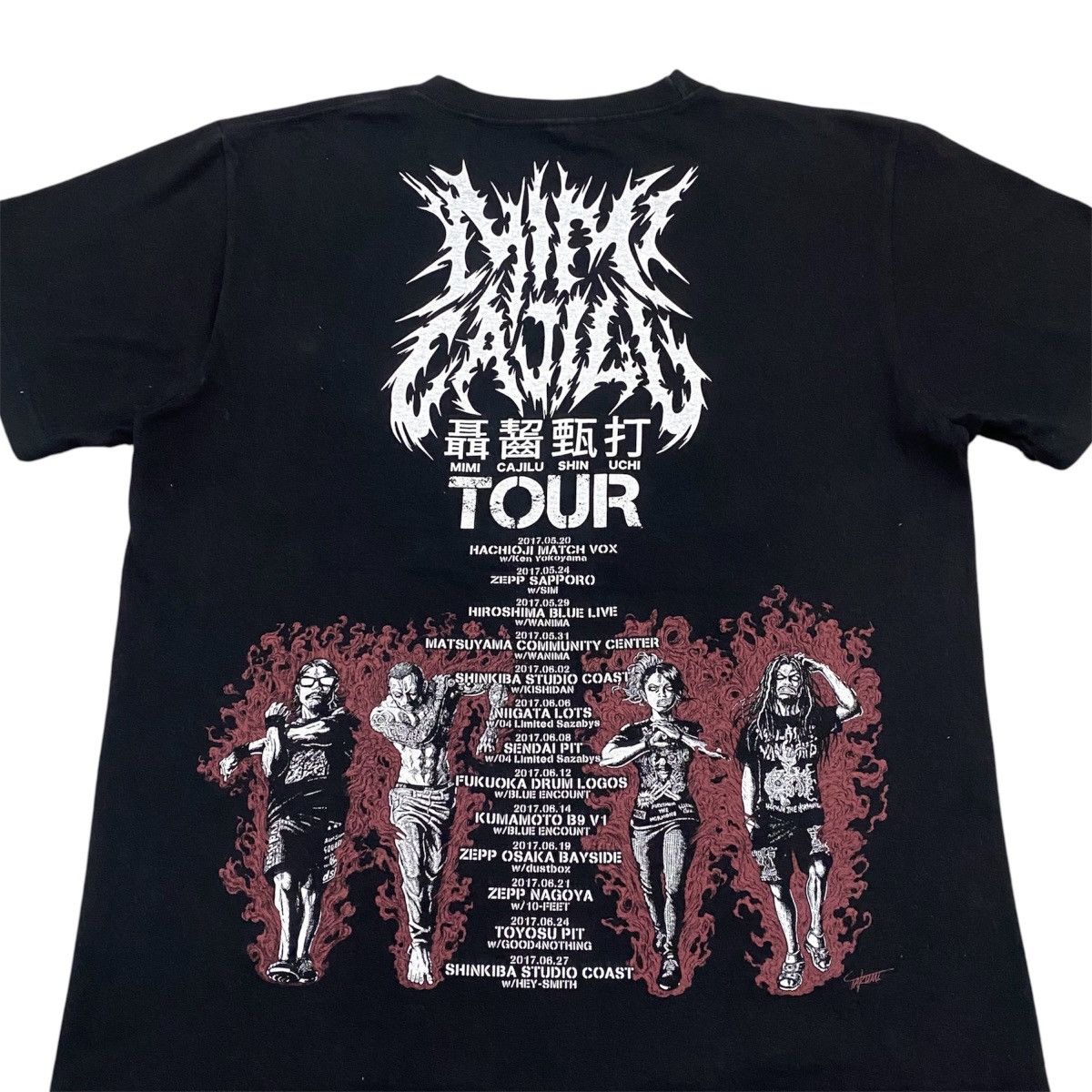 Band Tees Maximum The Hormone Metal Band Japan Tour Merchandise Tshirt Size US M / EU 48-50 / 2 - 4 Thumbnail