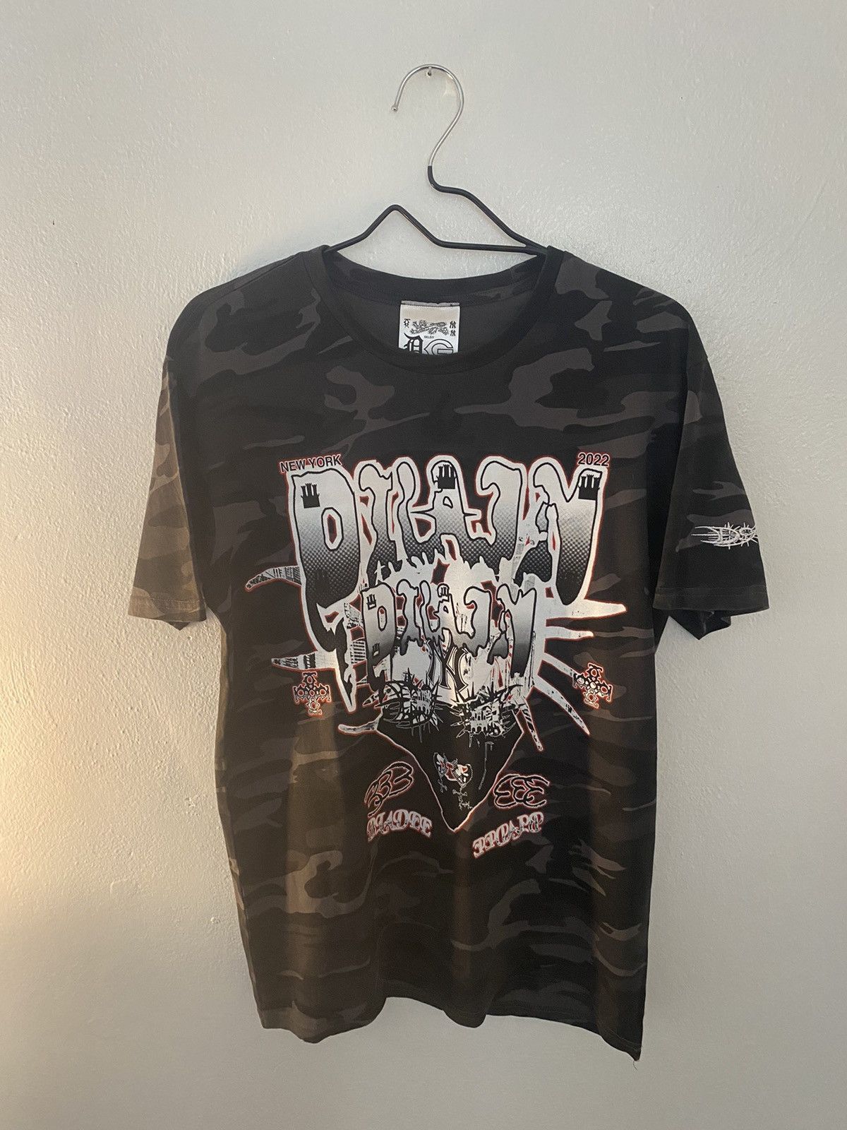 Sad Boys Sbe Merch Drain Gang Face Shield Tee Medium | Grailed