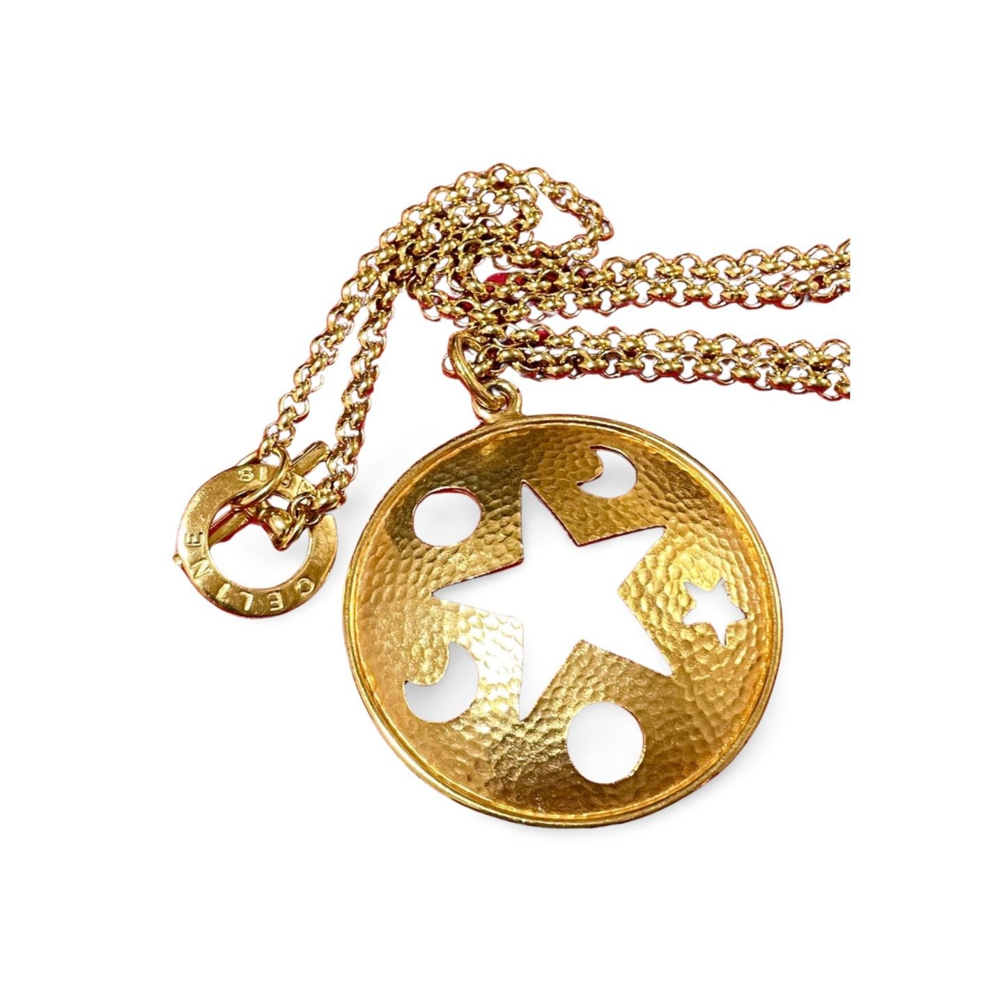 Celine MINT. Vintage Celine gold chain necklace with star top Size ONE SIZE - 3 Thumbnail