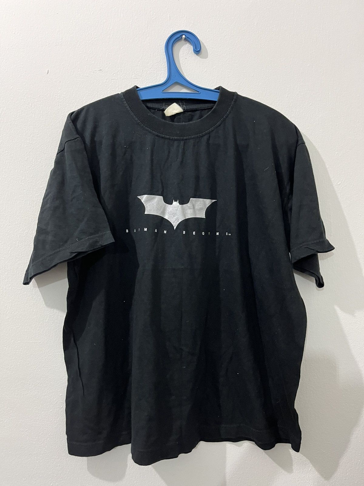 DC Comics Vintage BATMAN BEGIN PROMO Merch Boxy Sized Tee Size US L / EU 52-54 / 3 - 1 Thumbnail
