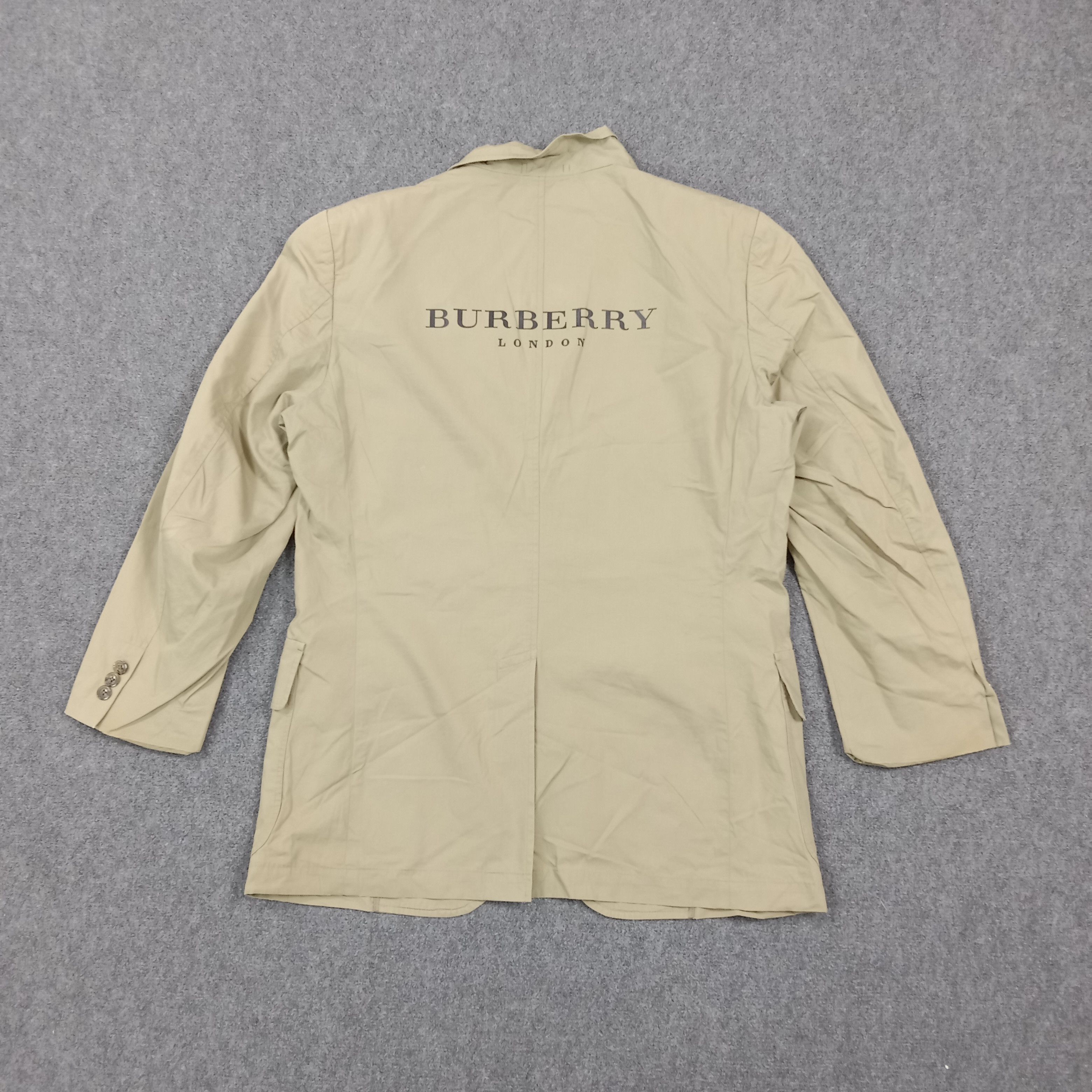 Burberry Burberry London Logo Blazer Jacket C277N19 Size US M / EU 48-50 / 2 - 1 Thumbnail