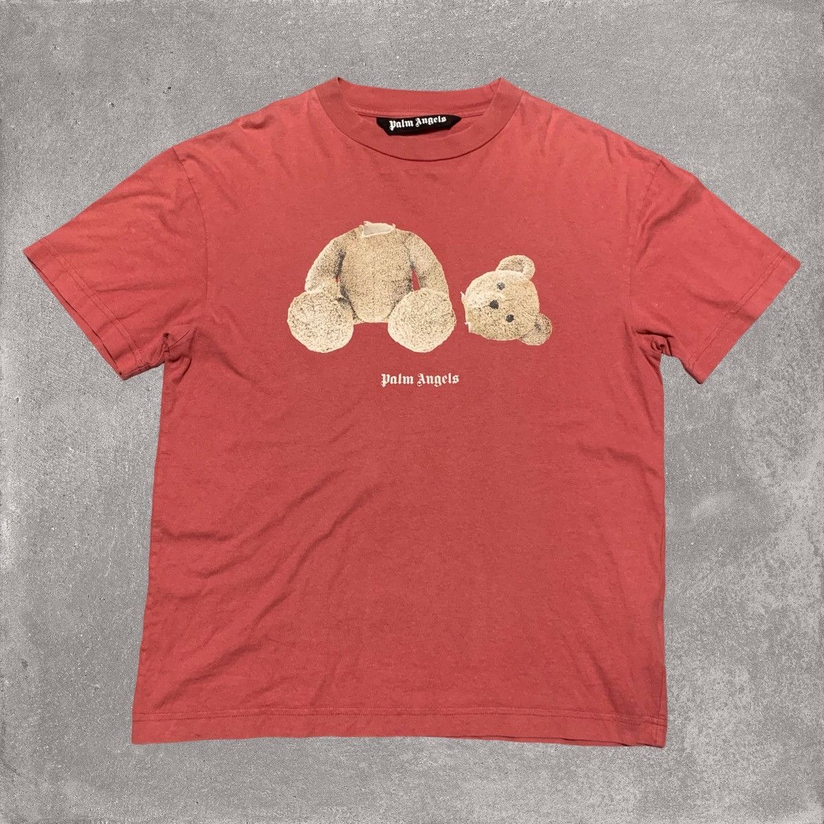 Palm Angels Palm Angels Medium Classic Bear Burgundy Pink Tee Size US M / EU 48-50 / 2 - 1 Thumbnail