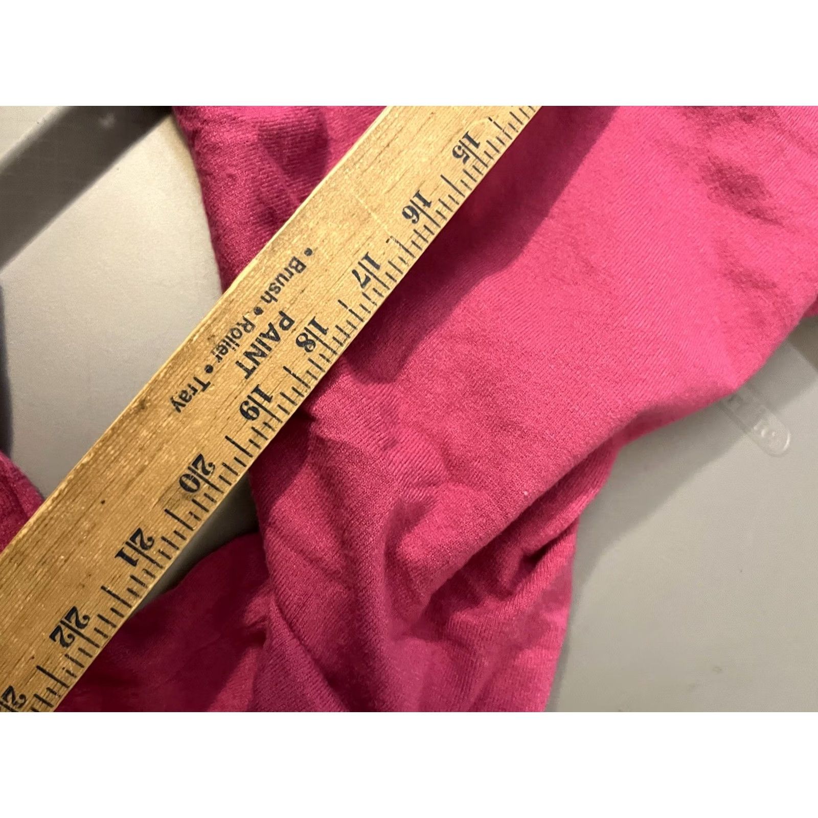 Vintage Vila Milano Sweater Women’s Small Pink Hooded V Neck Long Sleeve Cotton Blend Size S / US 4 / IT 40 - 7 Thumbnail