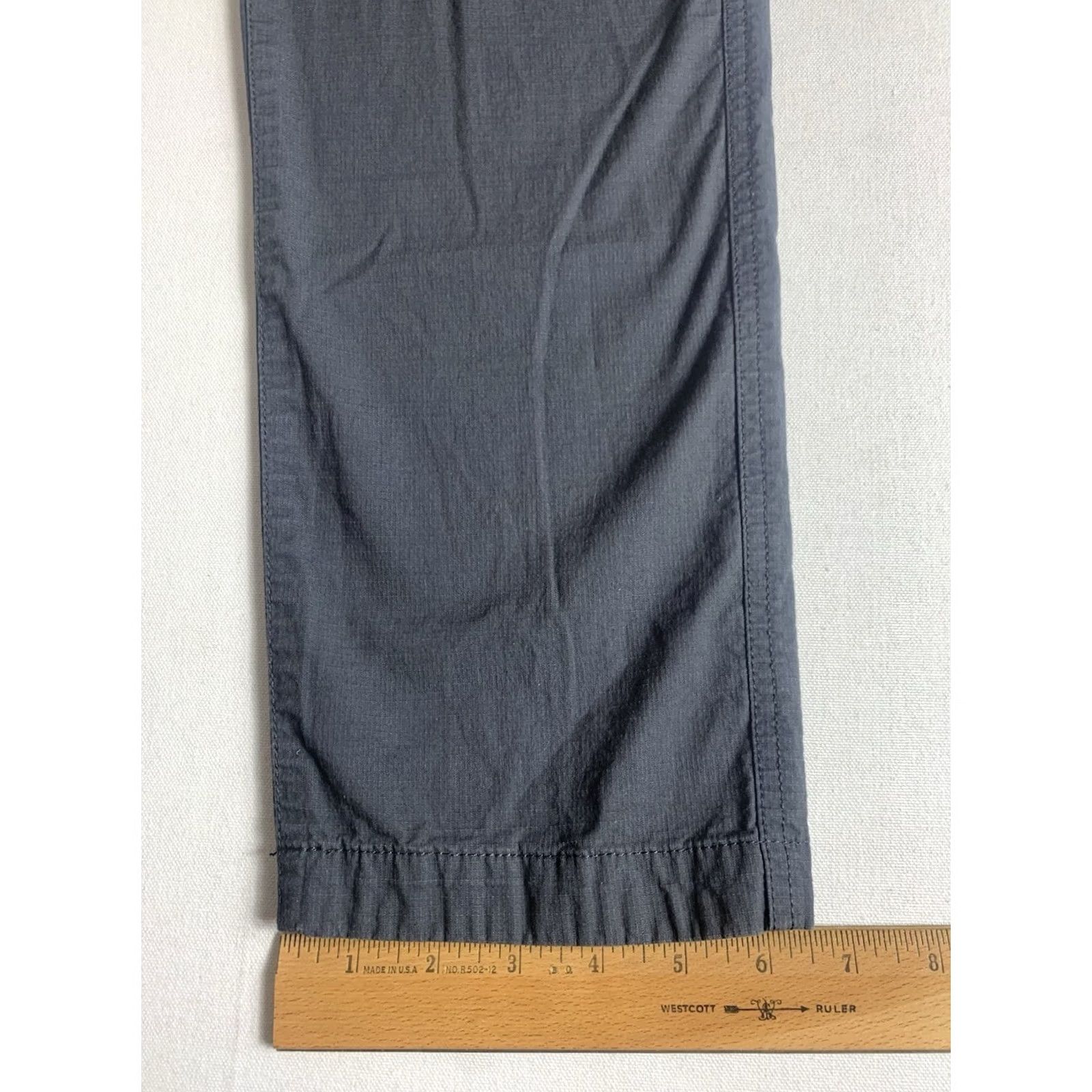 Vuori Vuori Pants Mens Medium Gray Ripstop Elastic Waist Casual VW401 Fits 30x28 Size US 31 - 4 Thumbnail