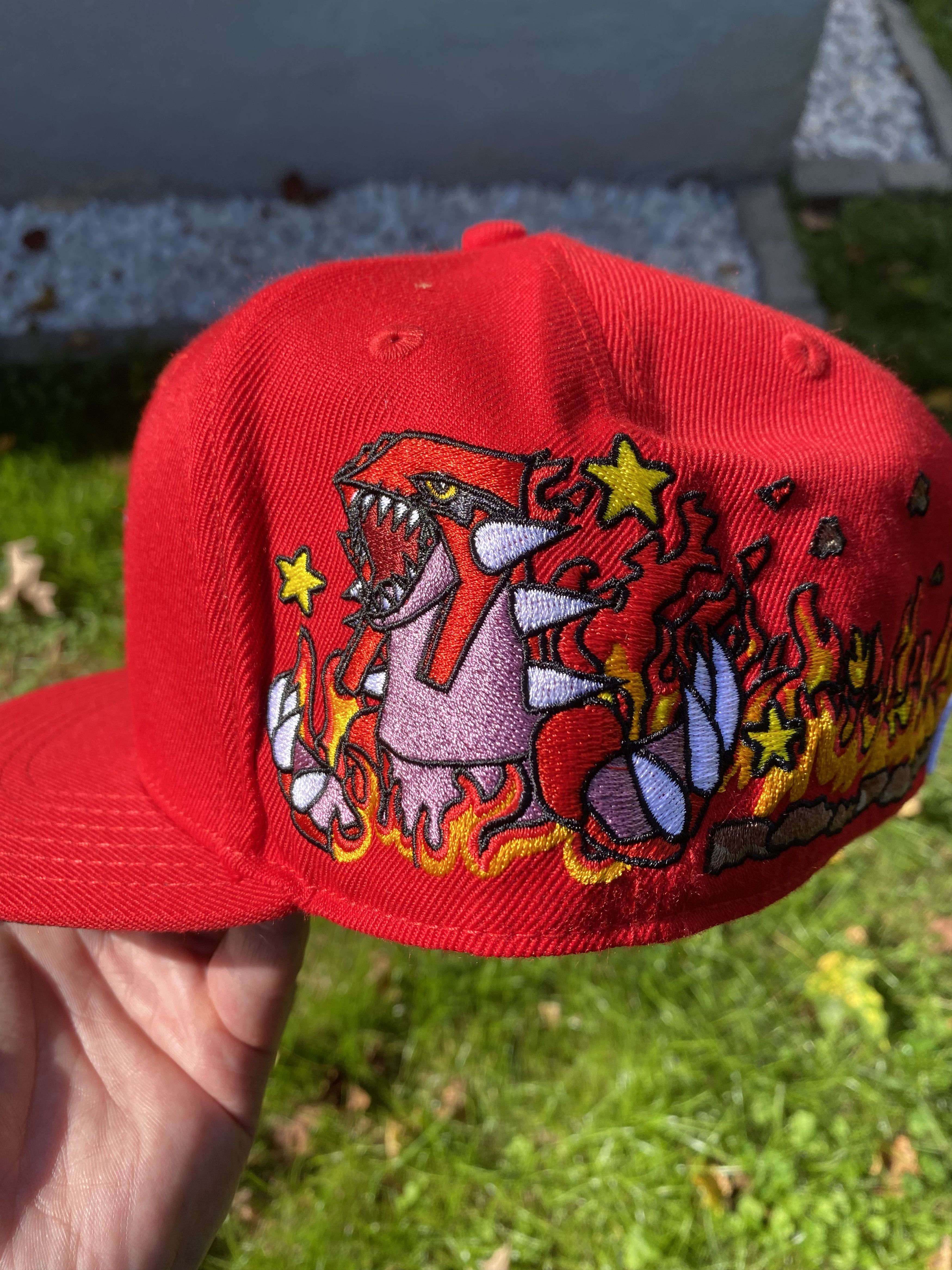 Other New Hoenn World Champion Groudon Fitted 7’5/8 Pokémon Ruby Size ONE SIZE - 1 Thumbnail