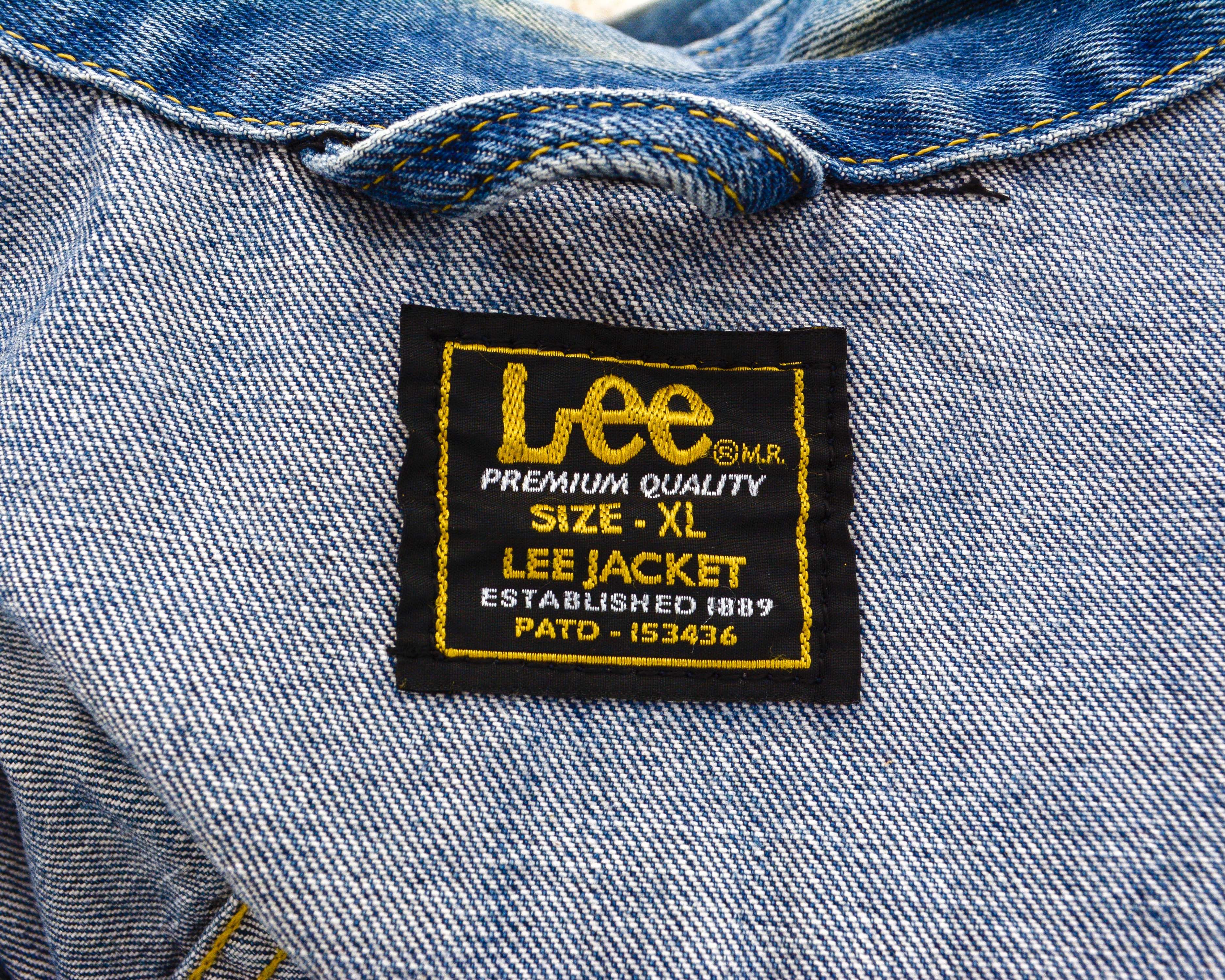 Lee LEE Vintage 2005 Men’s XL Denim Trucker Jacket Blue Jean Size US XL / EU 56 / 4 - 5 Thumbnail