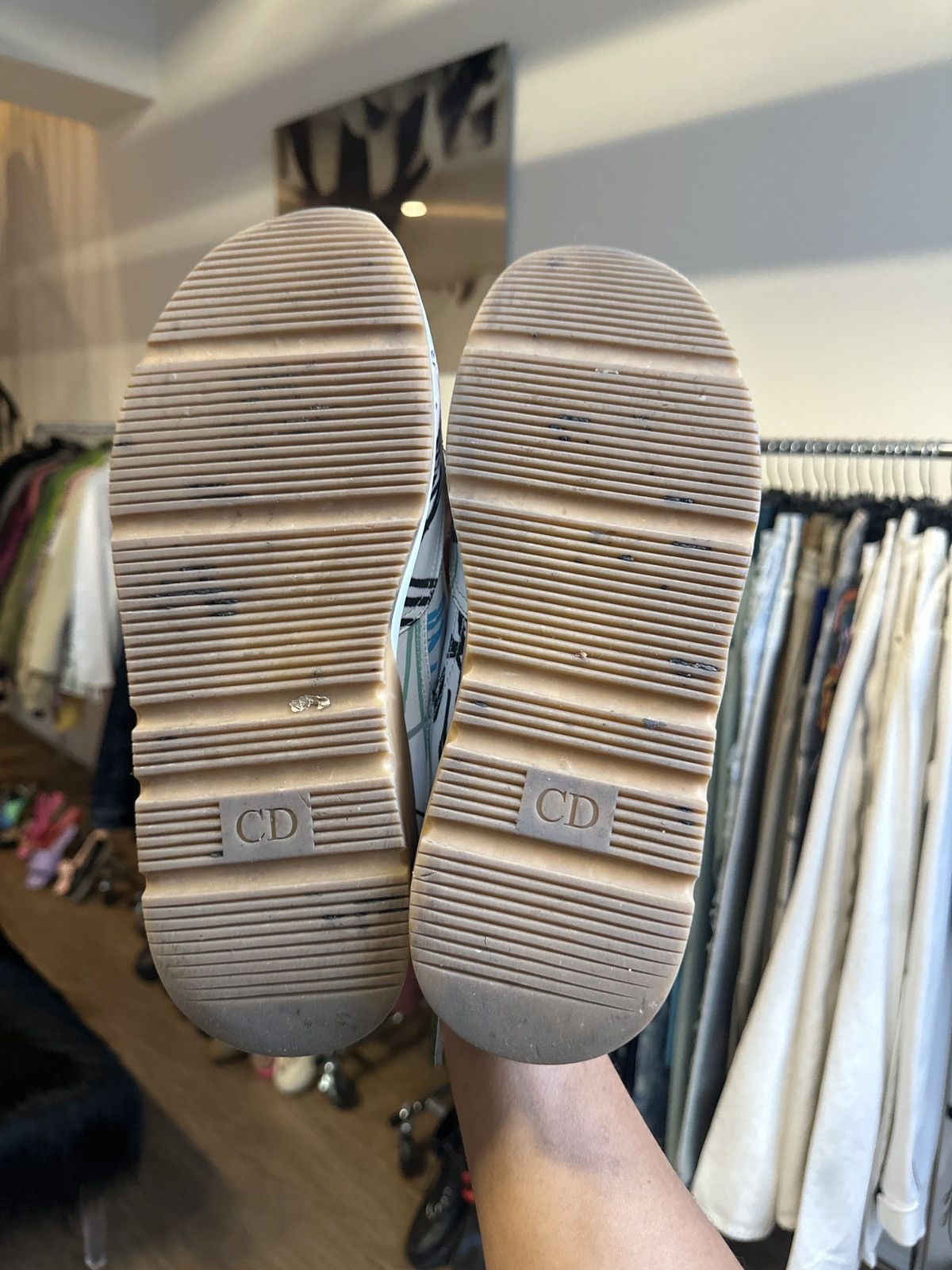 Dior × Kris Van Assche $1,500 SS15 runway Scribble velcro strap sneaker Size US 10 / EU 43 - 5 Thumbnail