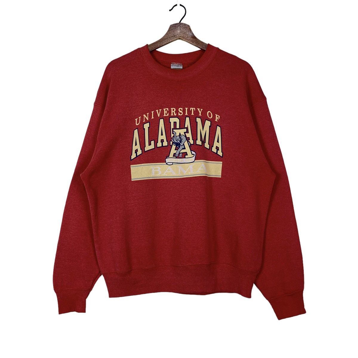 Fruit Of The Loom × Vintage Vintage University Of Alabama BAMA Sweatshirt Big Logo Size US L / EU 52-54 / 3 - 1 Thumbnail
