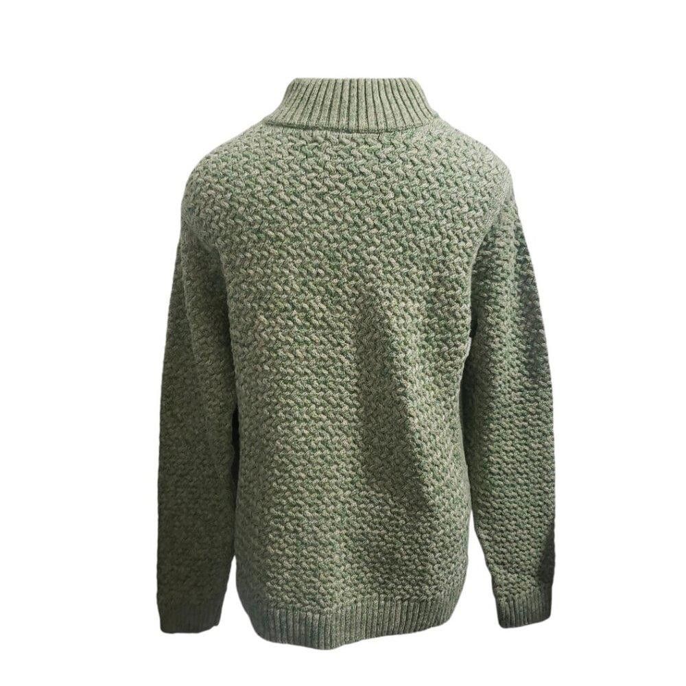 Designer CT1954 Overland Green Mock Neck Long Sleeve Winter Sweater M Size M / US 6-8 / IT 42-44 - 4 Thumbnail