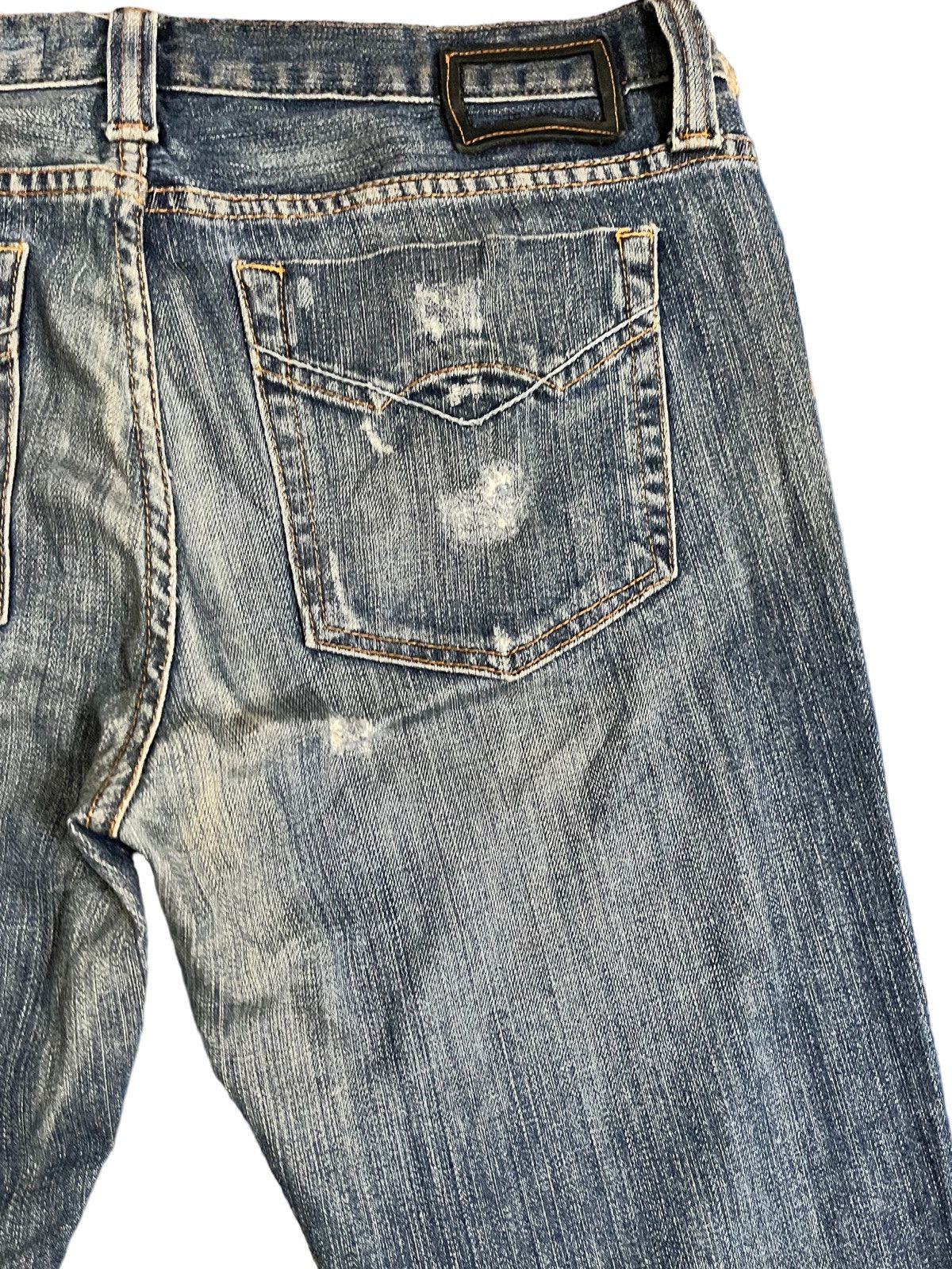 Howe Vintage Howe Flare Distressed Denim Size US 35 - 12 Thumbnail
