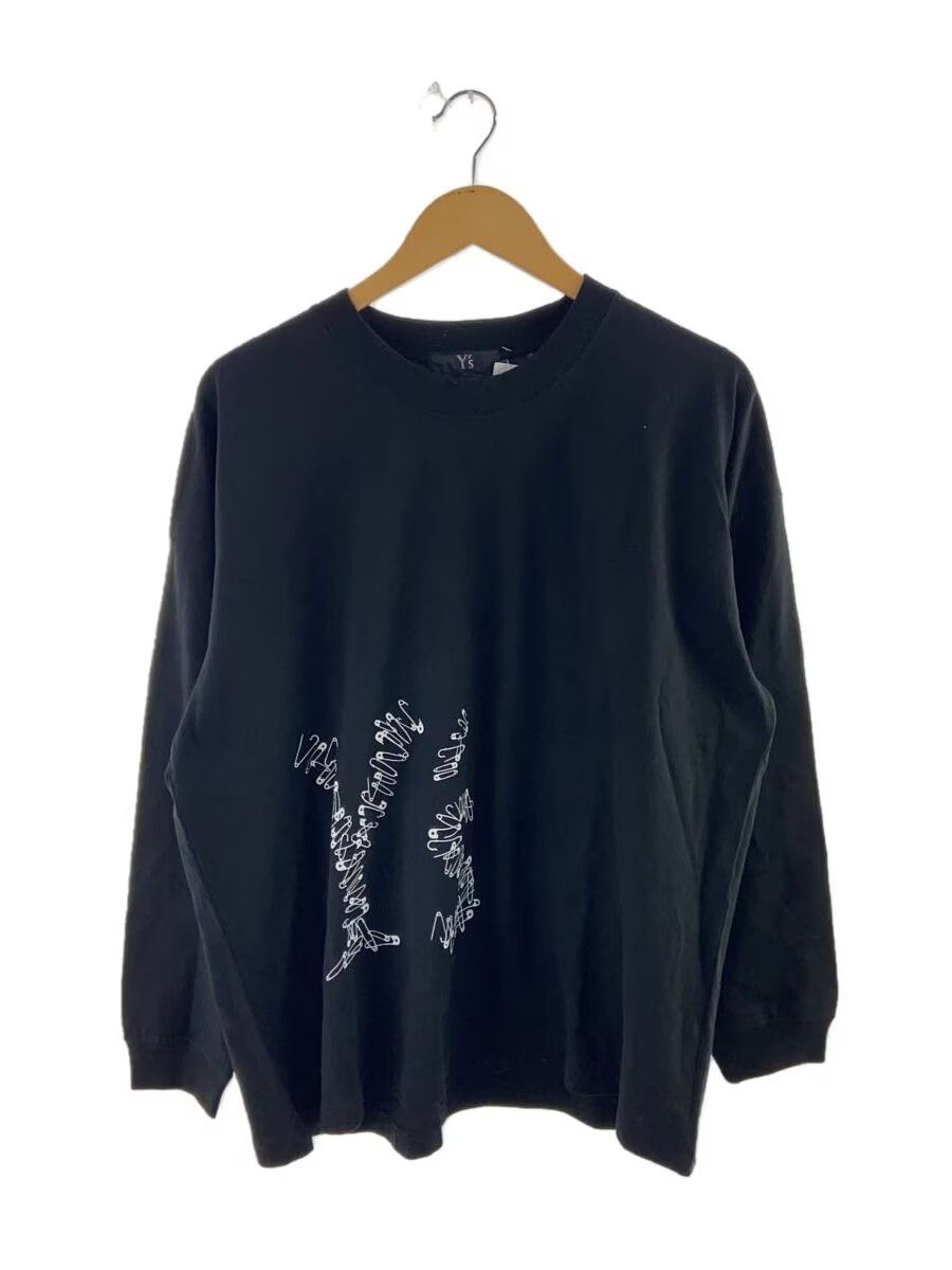 Yohji Yamamoto Safety Pin Logo Long Sleeve Tee Size US M / EU 48-50 / 2 - 1 Thumbnail