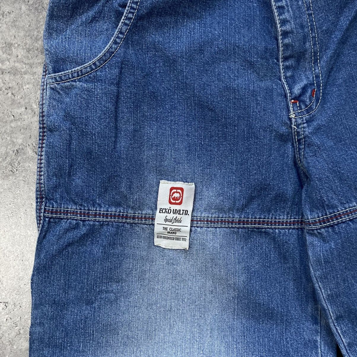Ecko Unltd. Ecko Unltd. Denim Baggy Jeans Hip Hop style Parachute Retro Size US 33 - 7 Thumbnail