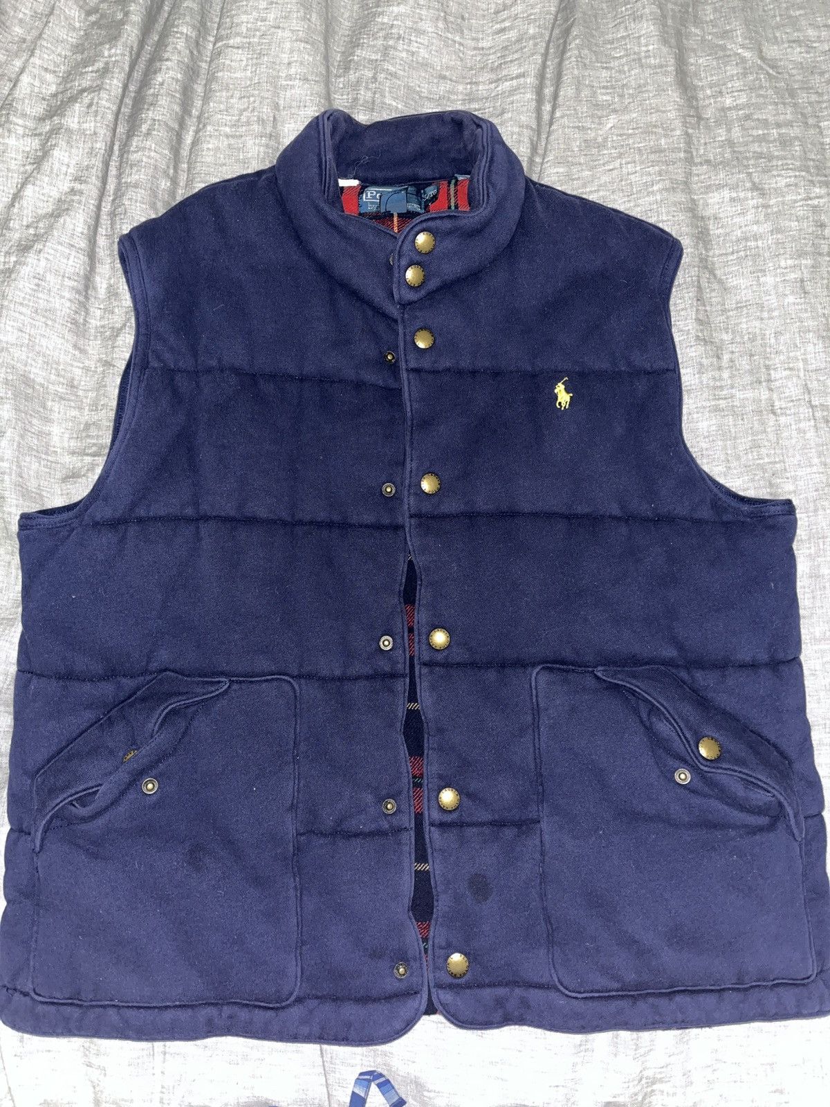 Polo Ralph Lauren Polo vest with flannel lining Size US XL / EU 56 / 4 - 1 Thumbnail
