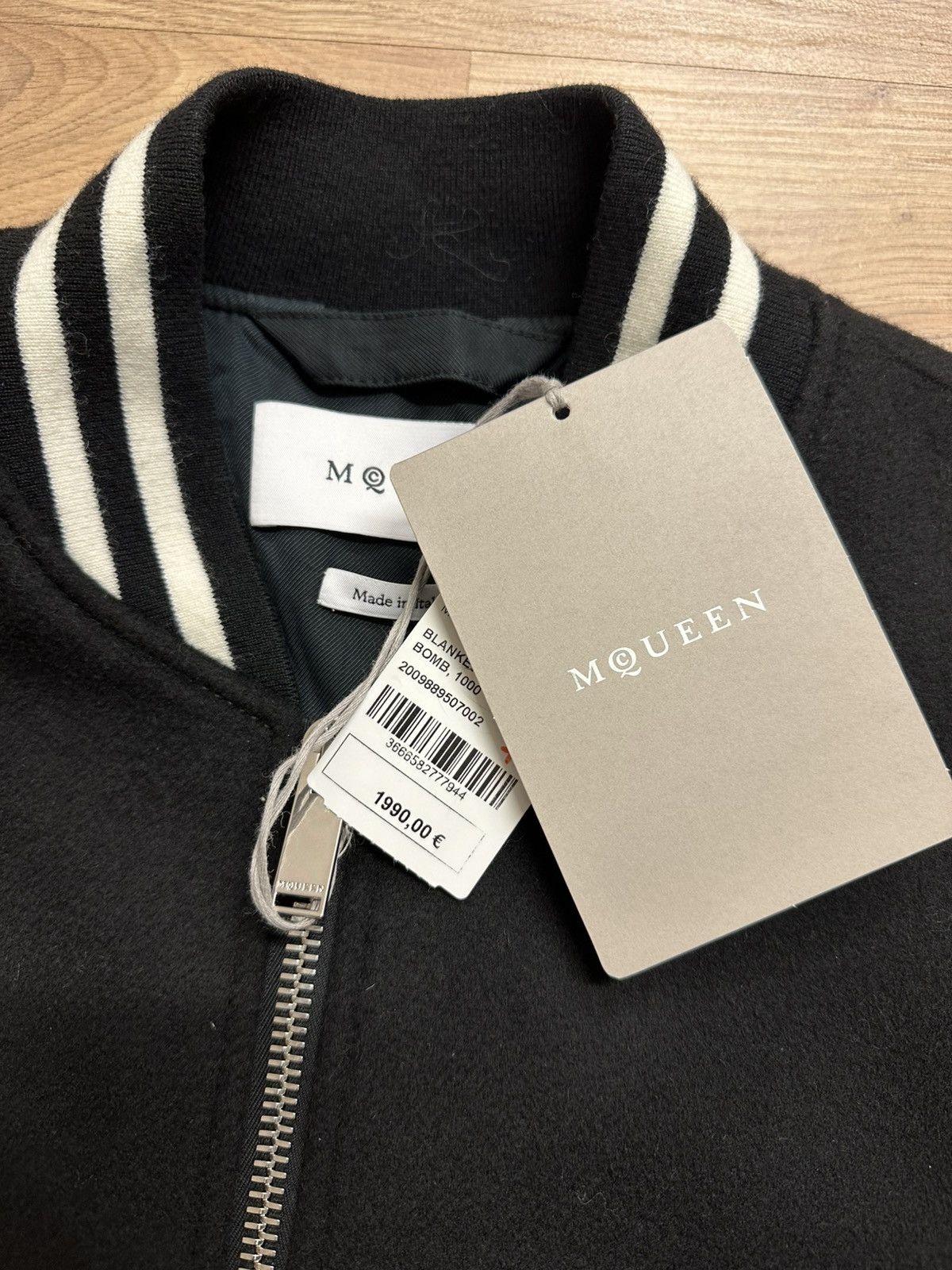 Alexander McQueen Alexander McQueen Embroidered Wool Bomber Jacket Size US L / EU 52-54 / 3 - 2 Thumbnail