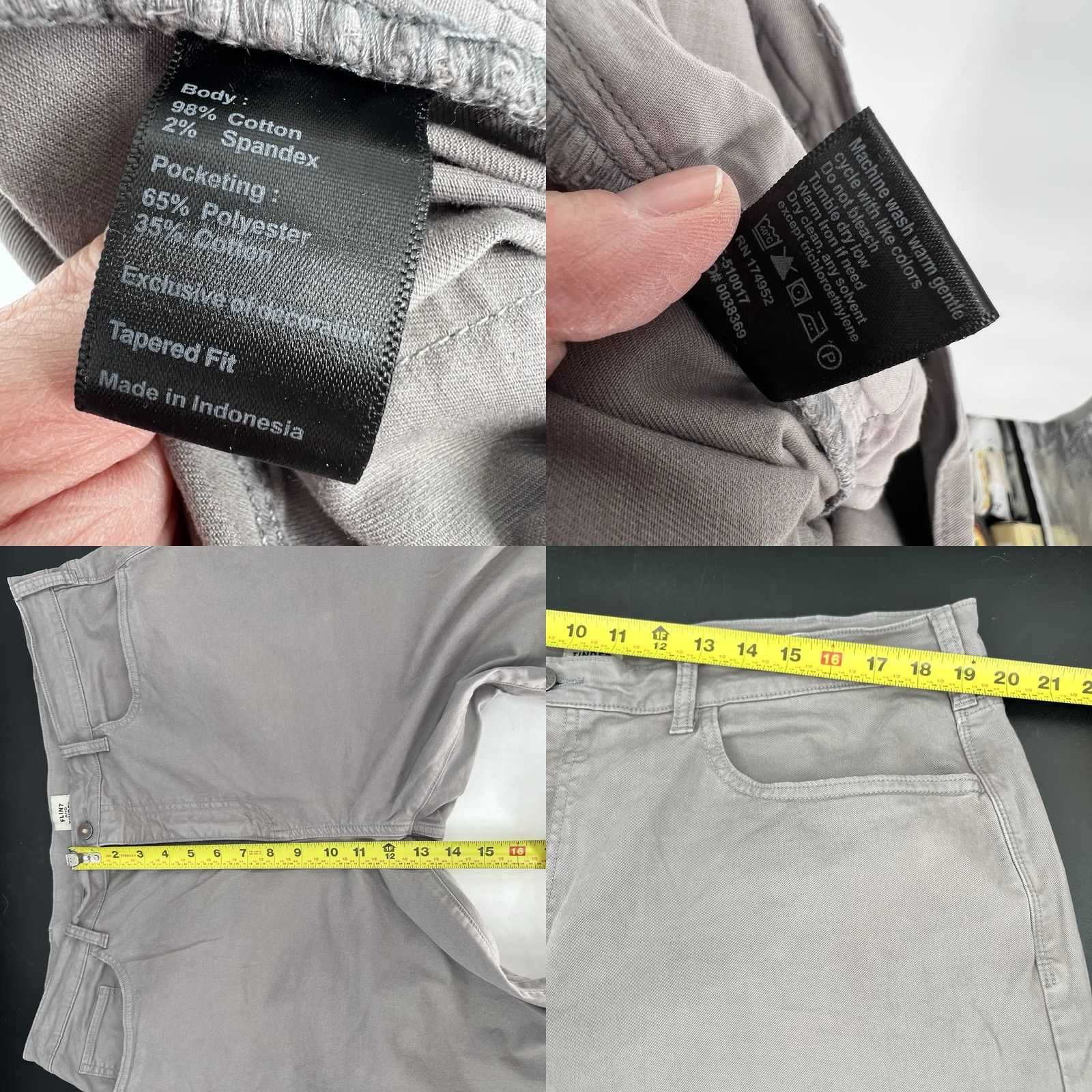 Flint And Tinder Flint and Tinder 365 5-Pocket Pant Mens Beige Tan Tapered Flat Front 5-Pocket Chino Pants 38x34 Regular Rise Mid-Patrick? Size US 38 / EU 54 - 8 Thumbnail