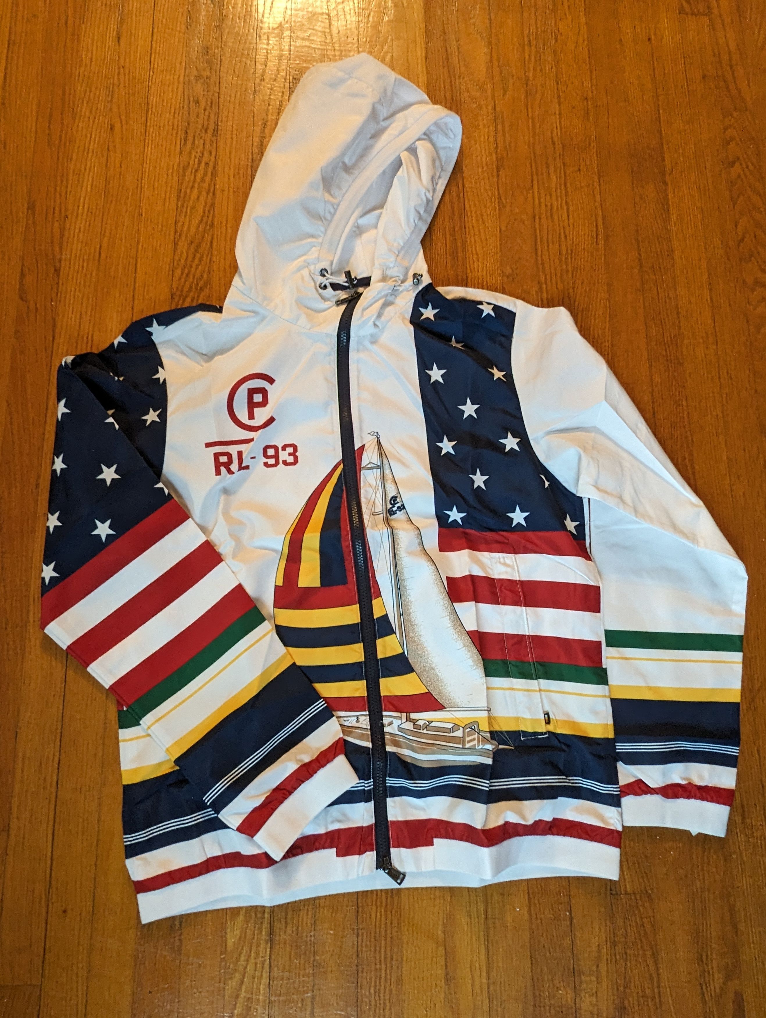 image of Polo Ralph Lauren Polo Cp-93 Regatta Yachting Jacket in Stars/Stripes, Men's (Size Medium)