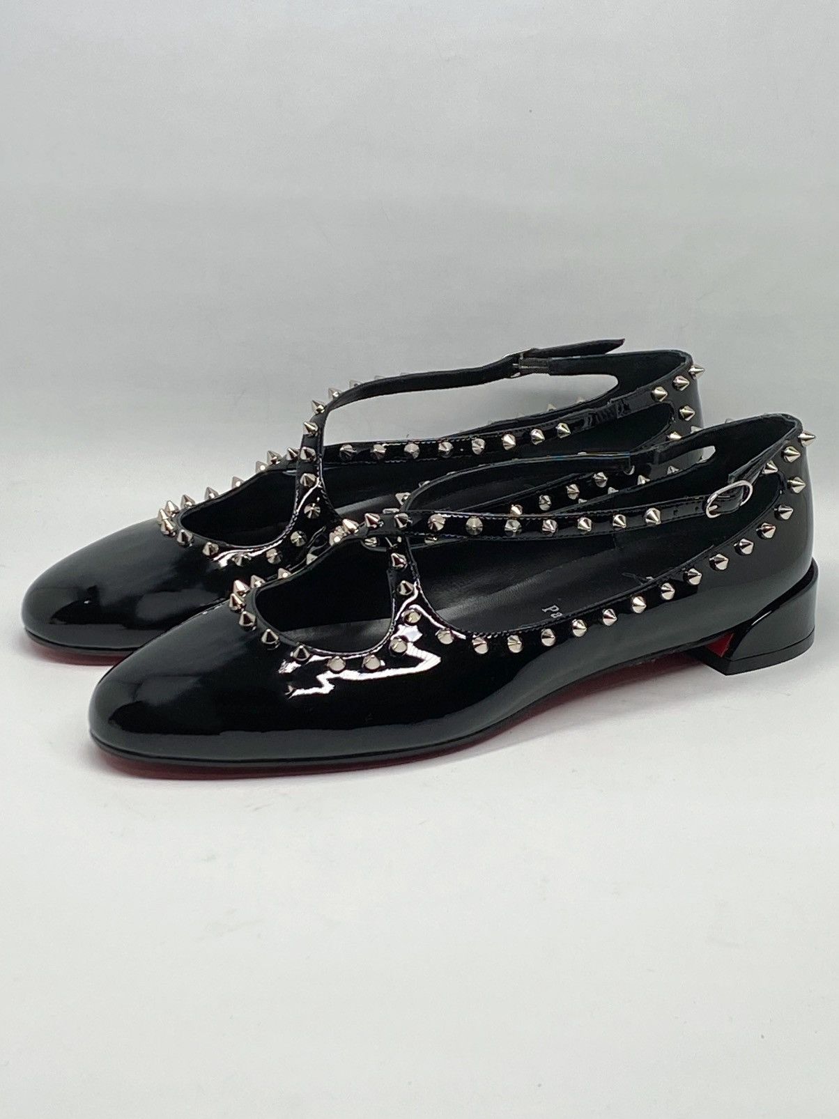 Christian Louboutin Christian Louboutin spike patent leather ballet flat size 40 Size US 10 / IT 40 - 3 Thumbnail