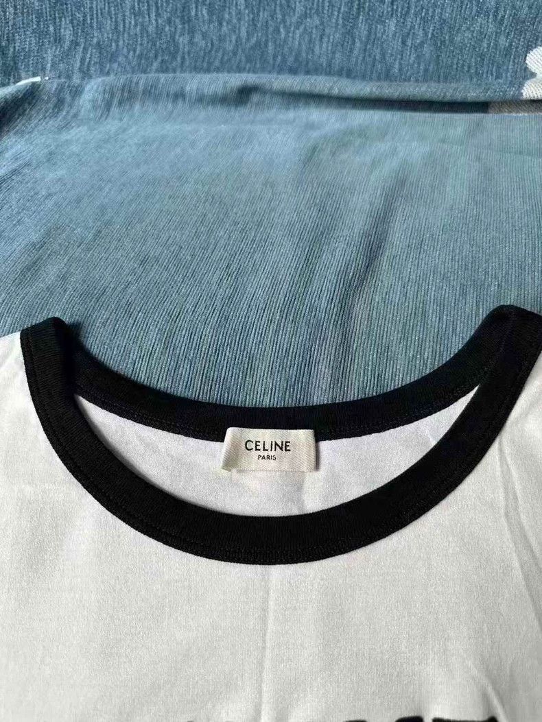 Celine Celine Black and White Short Sleeve Shirt Size US S / EU 44-46 / 1 - 2 Thumbnail
