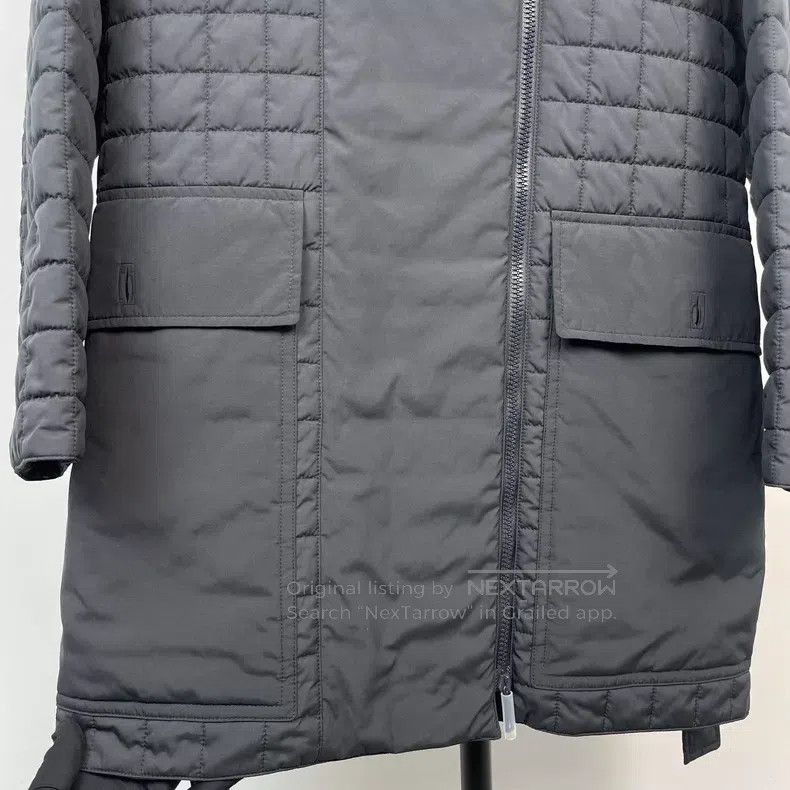 Hermes Hermes 25FW Autumn-Winter Black Stitched Coat Size XXS / US 00 / IT 34 - 5 Thumbnail