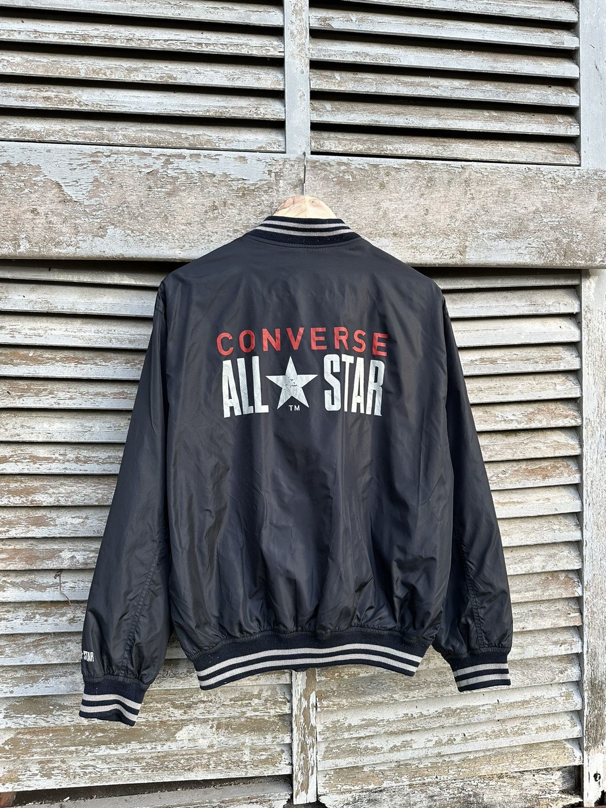 Converse 👹Converse All Star Light Bomber Jacket Size US M / EU 48-50 / 2 - 1 Thumbnail