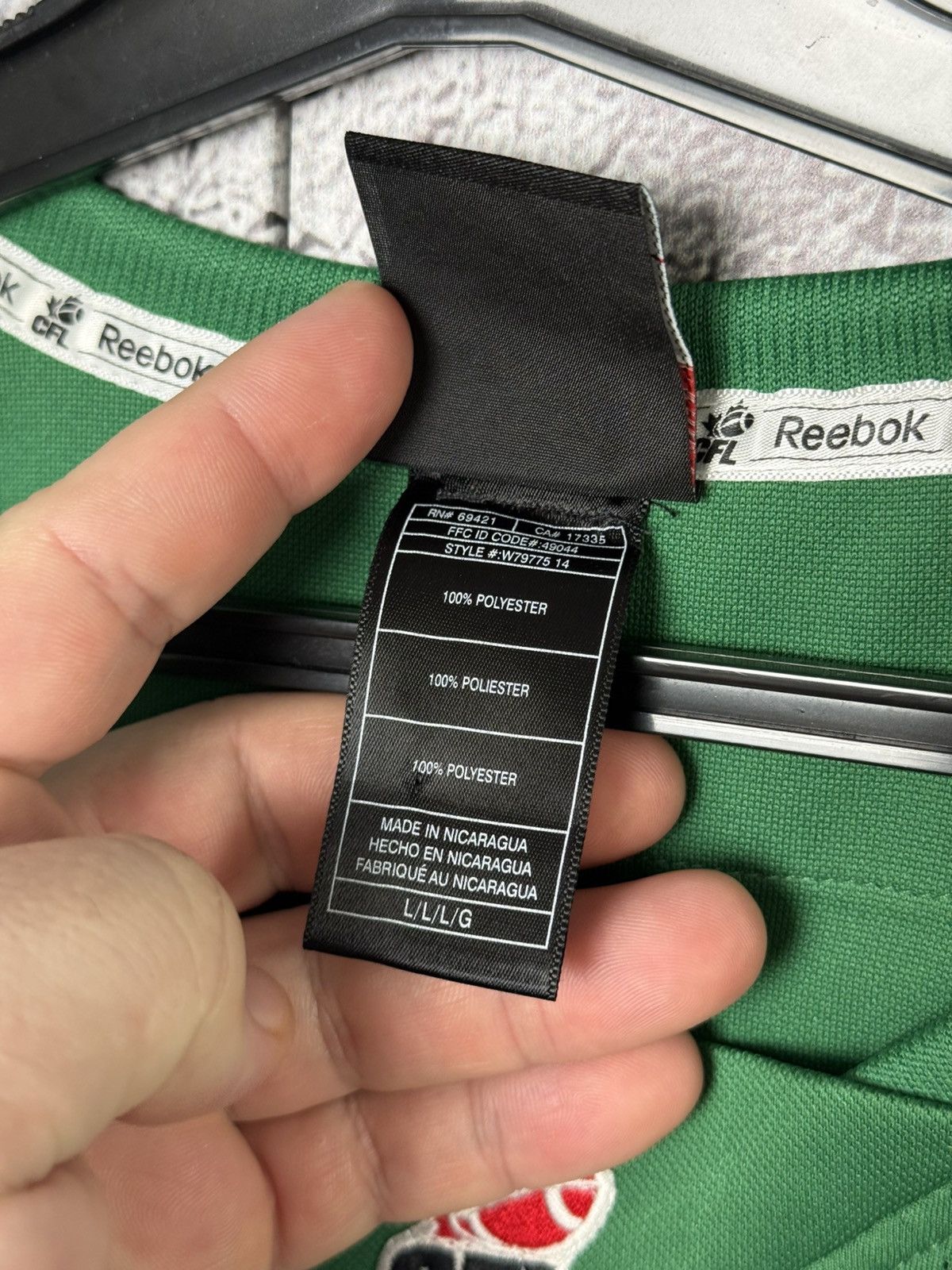 Reebok Reebok CFL Saskatchewan #4 Roughriders Durant Jersey Shirt Size US M / EU 48-50 / 2 - 16 Thumbnail