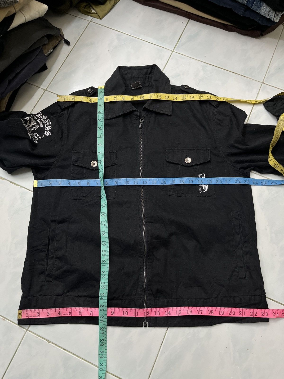 Le Grande Bleu (L.G.B.) 🔥🔥🔥ARCHIVE HEDGEHOP SKULLS JACKET Size US M / EU 48-50 / 2 - 18 Thumbnail