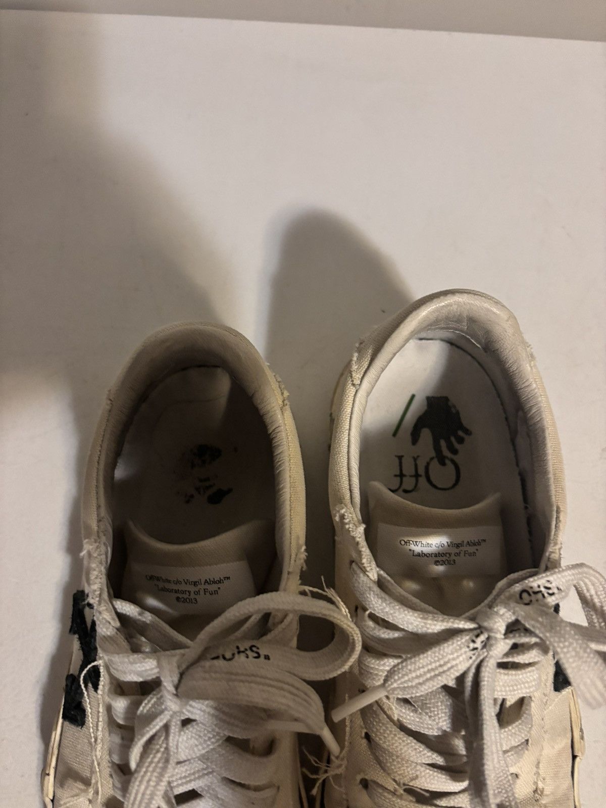 Off-White Off-White Vulcanized Sneakers Size US 6.5 / EU 39-40 - 3 Thumbnail