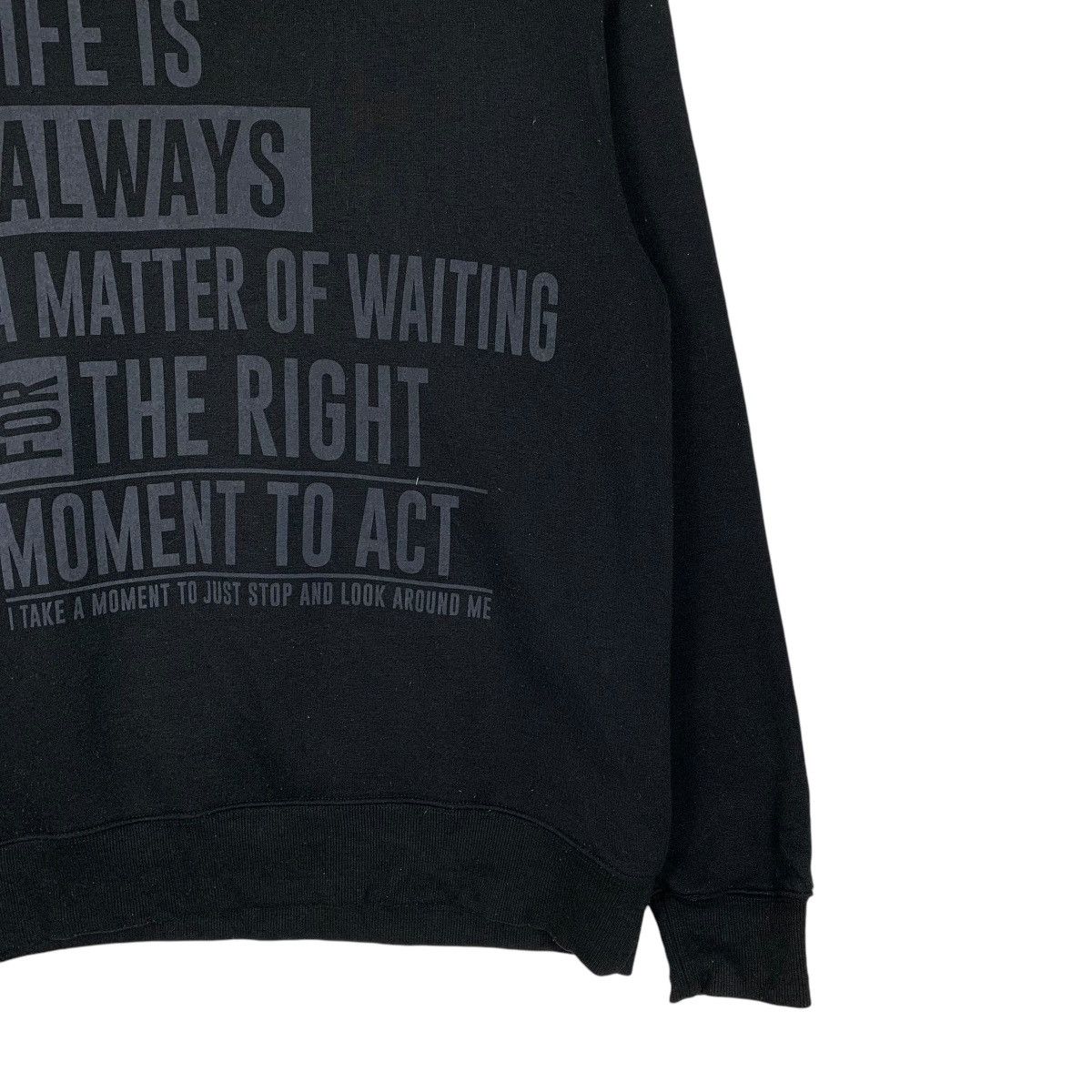 Japanese Brand Japanese Brand Poem Crewneck Sweatshirt Size US M / EU 48-50 / 2 - 4 Thumbnail