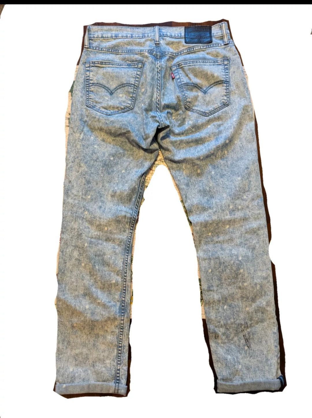 Levi's Levis 511 Jeans 31x32 Bleach Acid Wash Pants Size US 31 - 4 Thumbnail