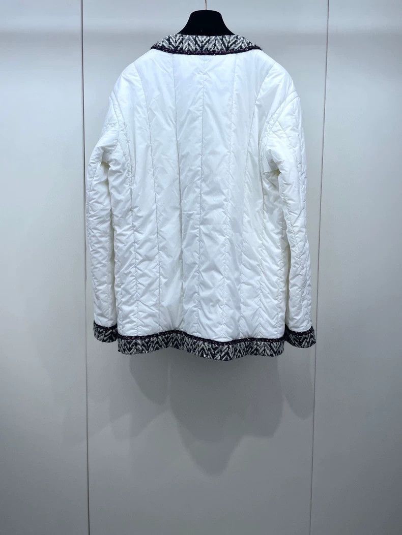 Chanel Chanel White Cotton Jacket -2505 Size US M / EU 48-50 / 2 - 2 Thumbnail
