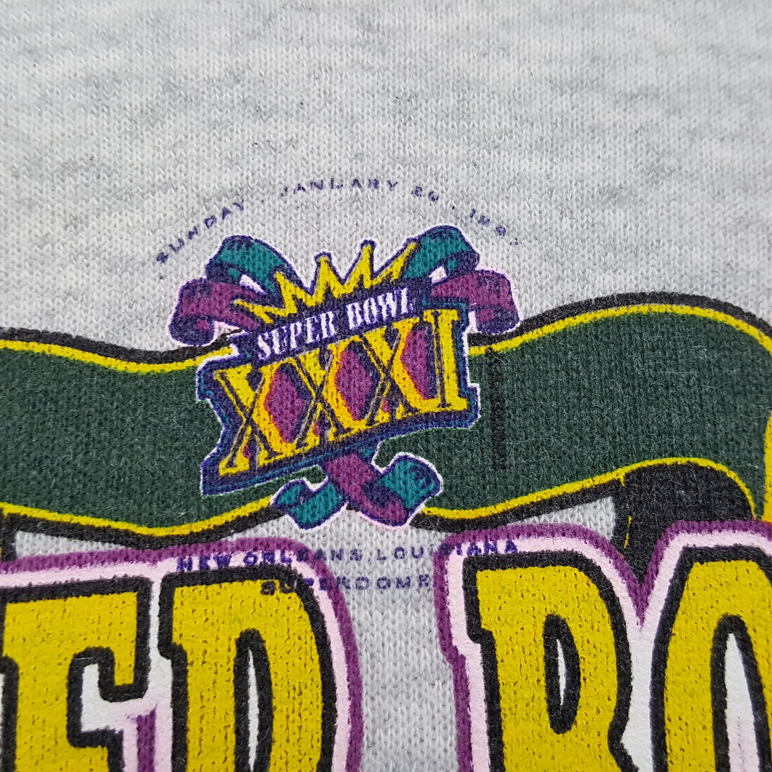 NFL × Vintage Vintage Super Bowl XXXI Champion Packers Sweatshirts Size US L / EU 52-54 / 3 - 3 Thumbnail