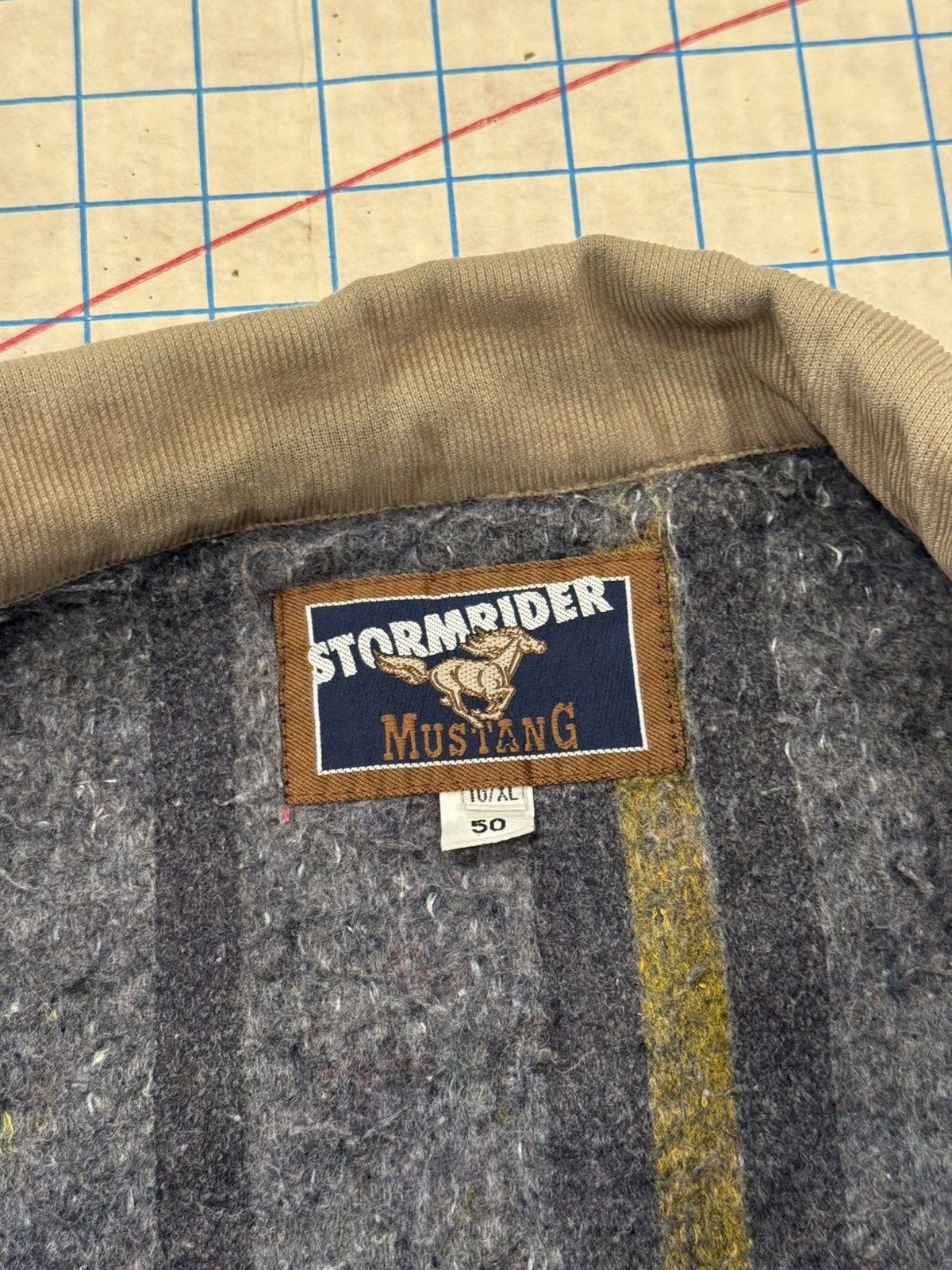 Mustang Vintage Mustang Storm Rider Denim Jacket Blanket Lined XL Size US XL / EU 56 / 4 - 7 Thumbnail
