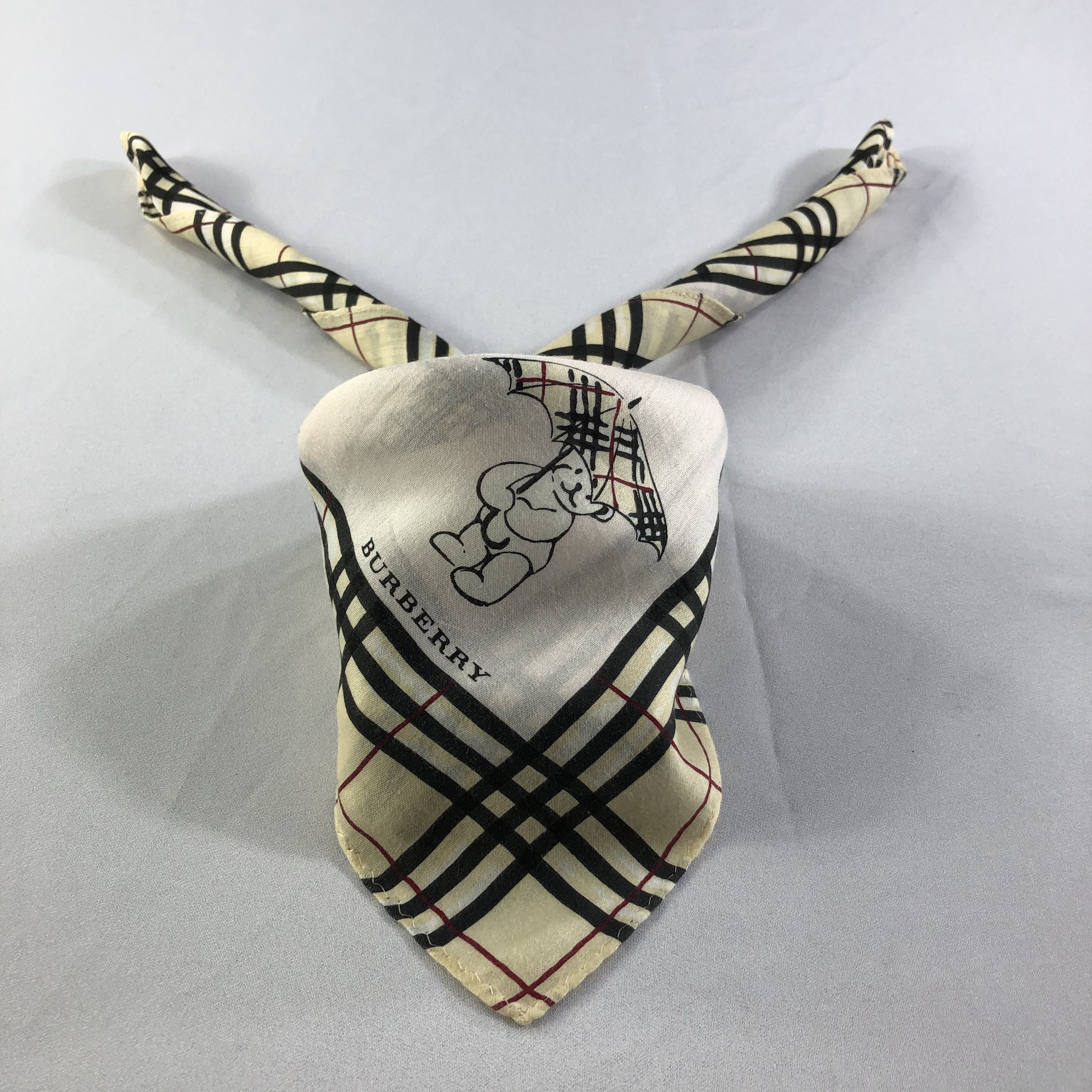 Burberry Burberry Bears Handkerchief Neckerchief Bandana H1677 Size ONE SIZE - 2 Thumbnail