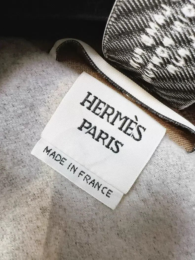 Hermes Hermes Sheepskin Collar Patch Deer Leather Brown Jacket Co Size XS / US 0-2 / IT 36-38 - 8 Thumbnail