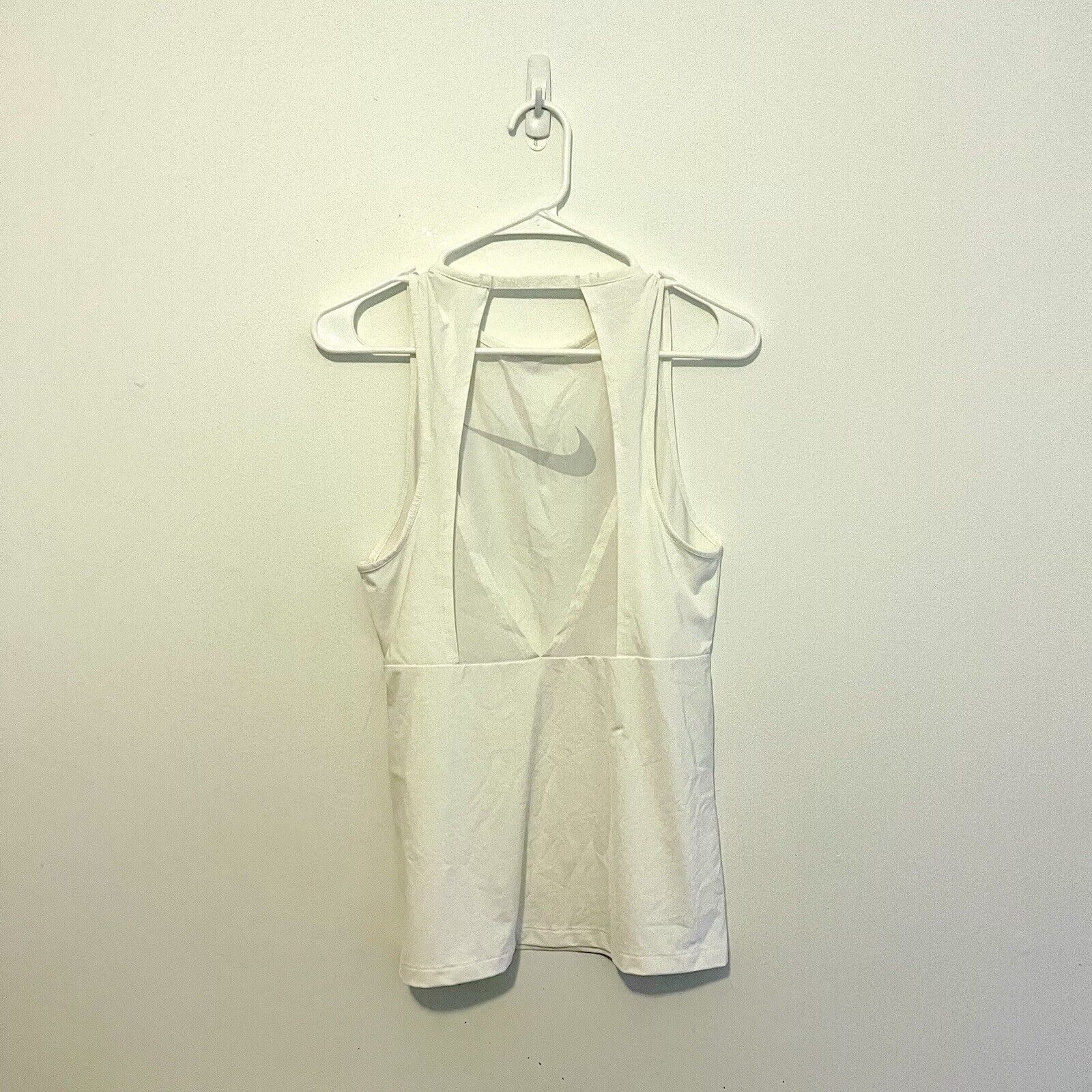 Nike Nike Pro Essential Swoosh Tank CJ3771-100 Wmns Sz S Size S / US 4 / IT 40 - 2 Thumbnail