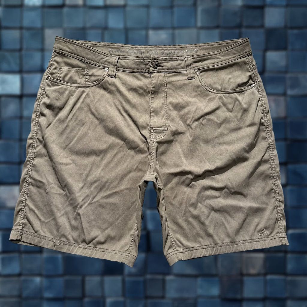 Prana prAna Brown Stretch Brion Shorts Mens 40x9 Hiking Cargo Fishing Travel Light GUC Size US 32 / EU 48 - 1 Thumbnail