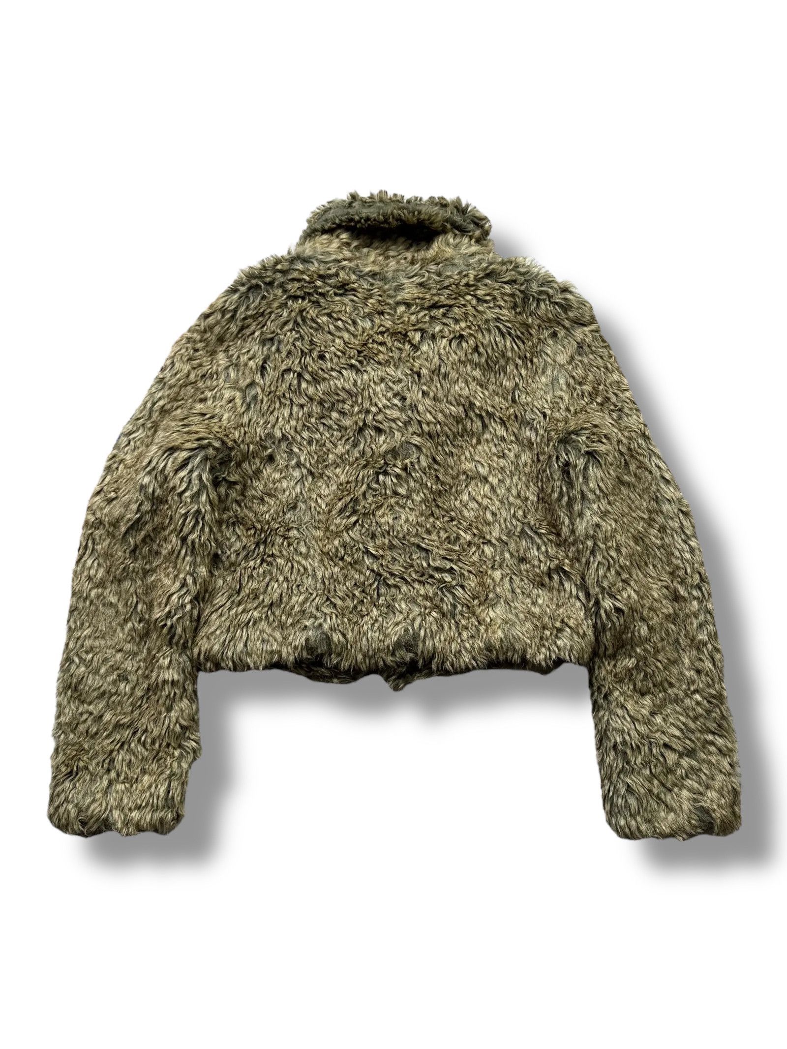 Vintage Y2K Cropped Faux Fur Jacket(V388) Size S / US 4 / IT 40 - 5 Thumbnail