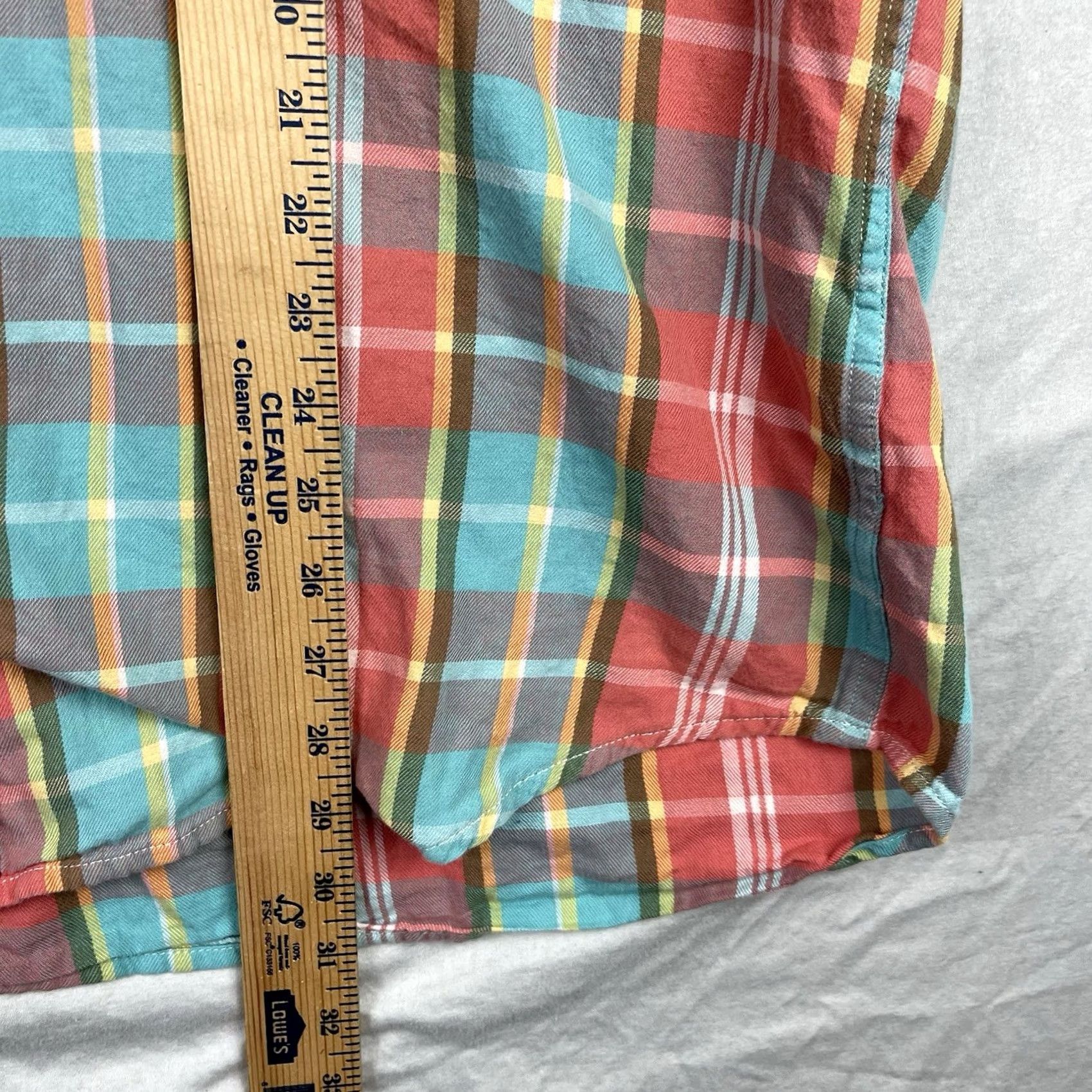 Vintage Denim & Supply Ralph Lauren Shirt Mens 2XL Pink Plaid Button-Up Kore Madras Pocket Casual Preppy Console Size US XXL / EU 58 / 5 - 4 Thumbnail