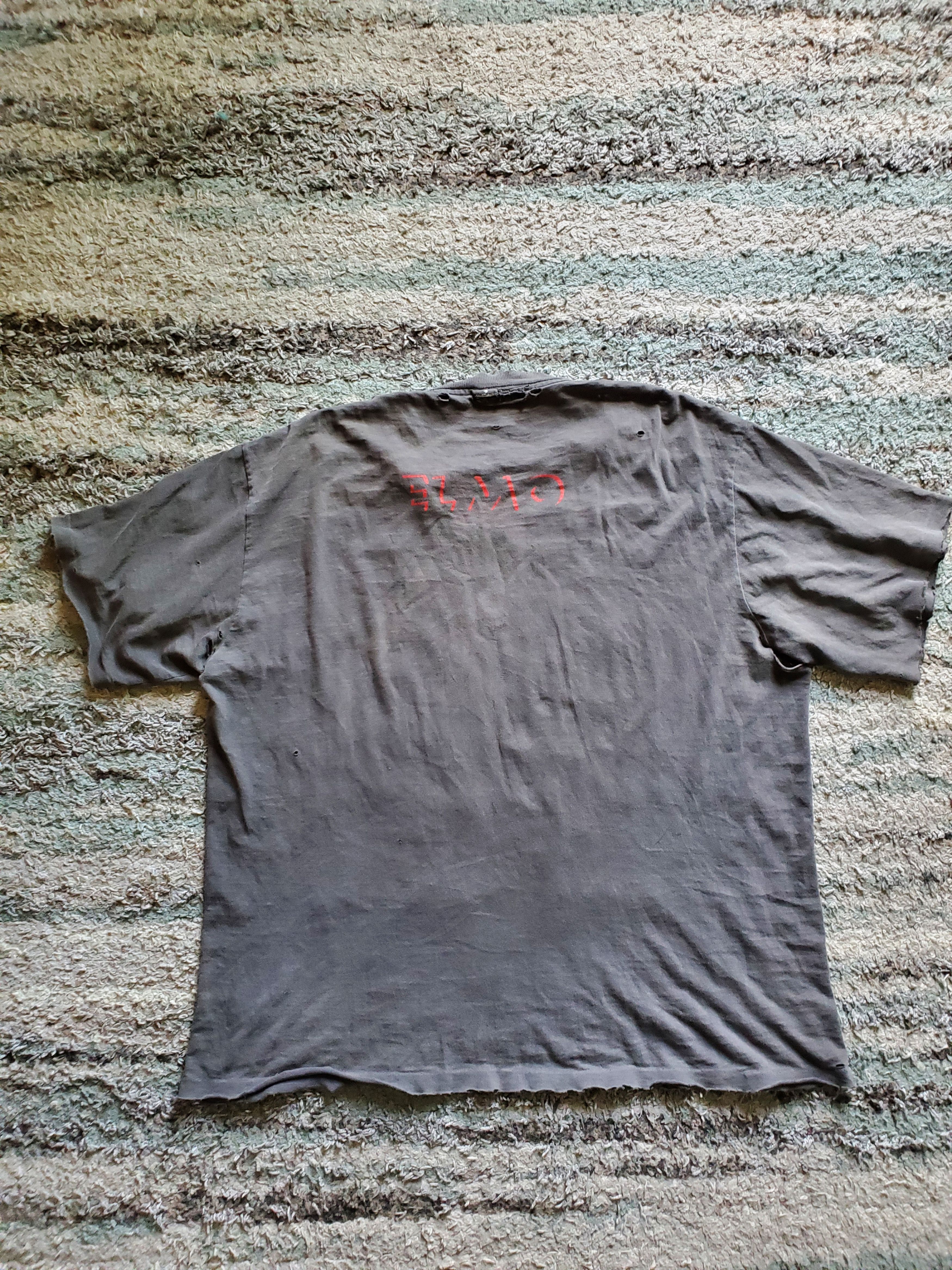 Vintage Distressed Vintage Elmo Shadow Tshirt Size US XL / EU 56 / 4 - 7 Thumbnail