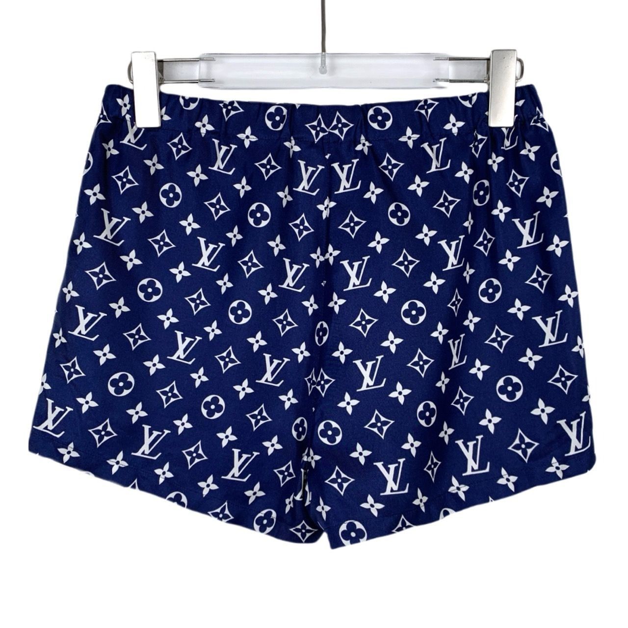 Louis Vuitton Louis Vuitton Navy Blue Monogram Print Swim Shorts Size 36 M Size 26" / US 2 / IT 38 - 1 Thumbnail
